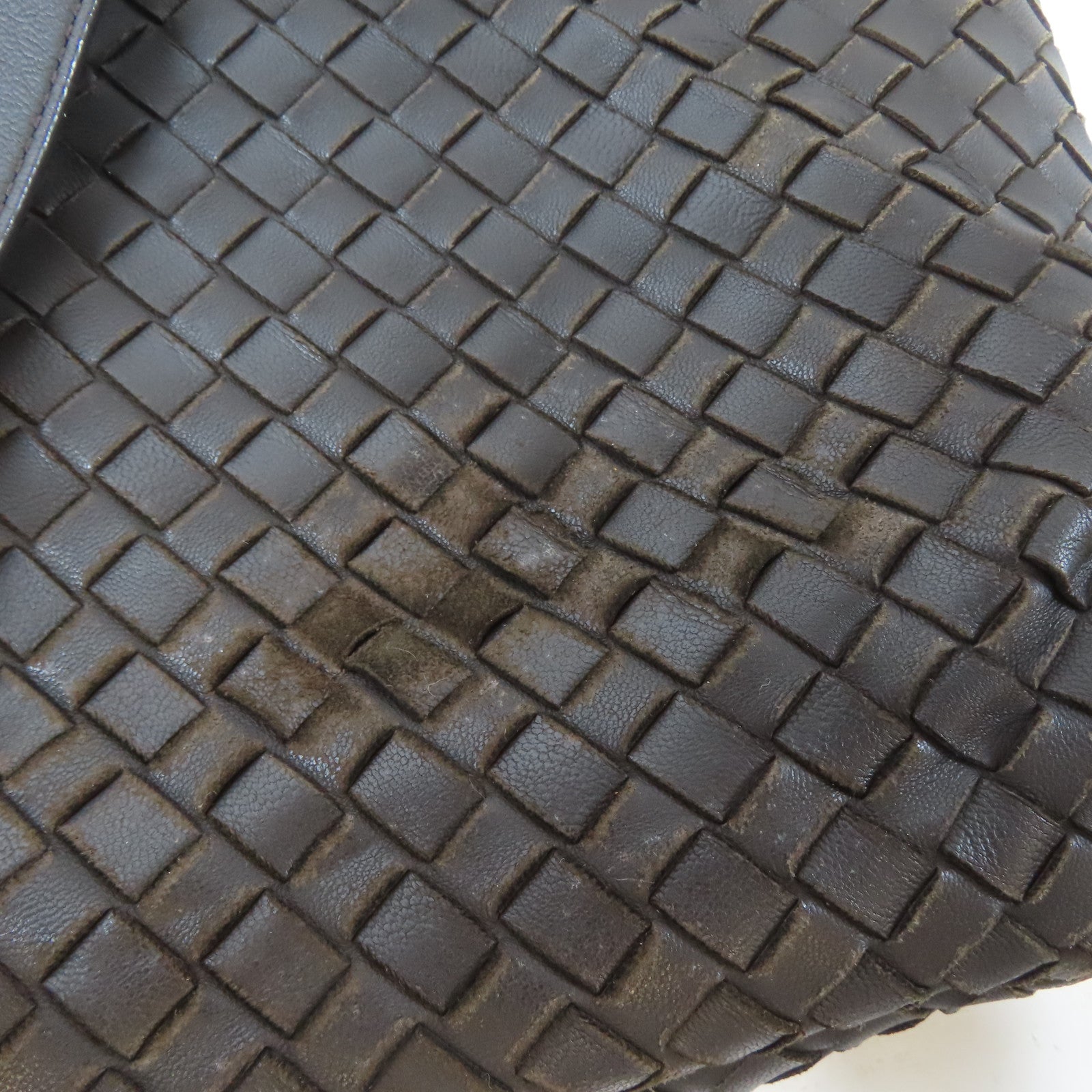 BOTTEGA VENETA 皮革Intrecciato Backpack背包啡色