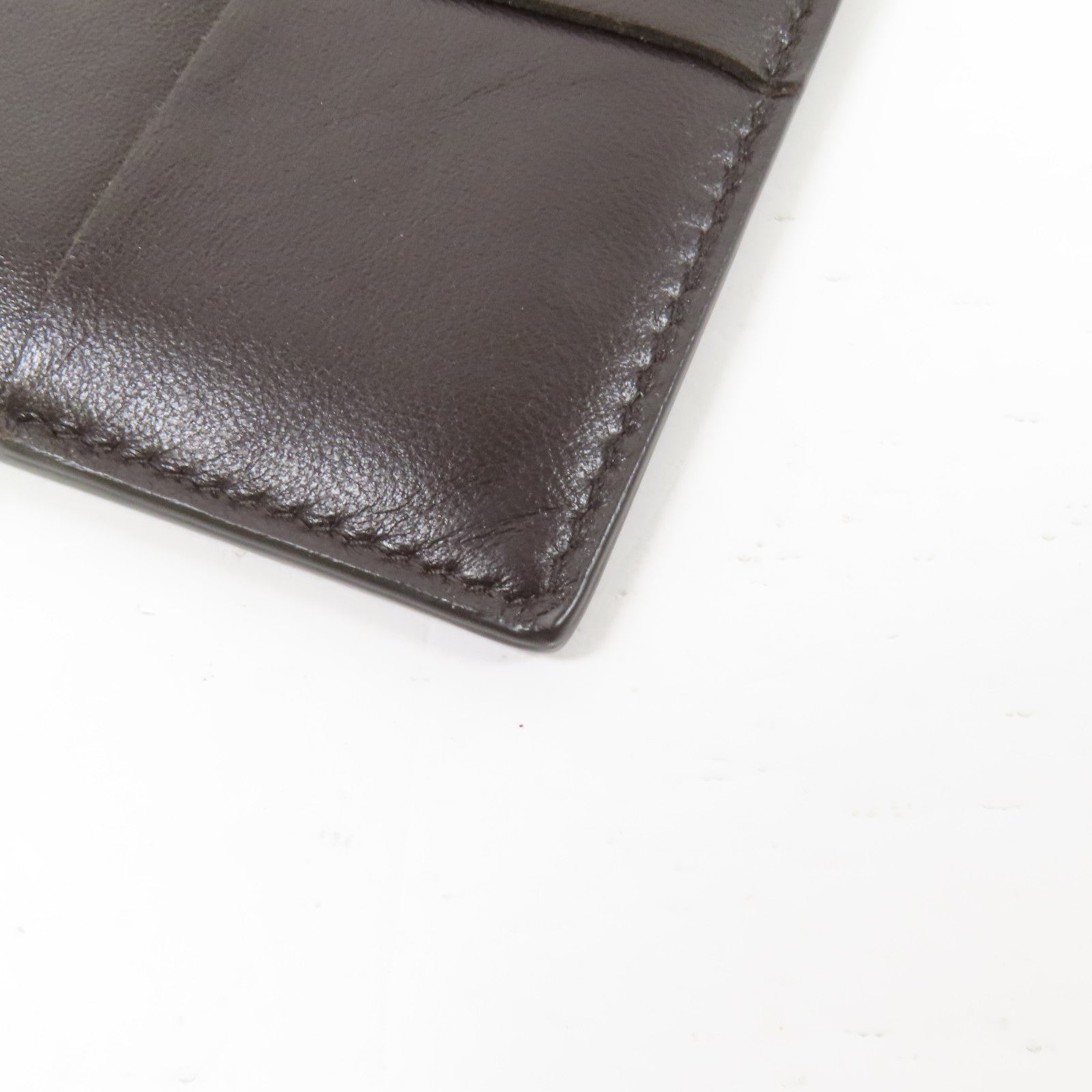 BOTTEGA VENETA 【激減優惠】牛皮皮革Pouch wallet金扣手拿包