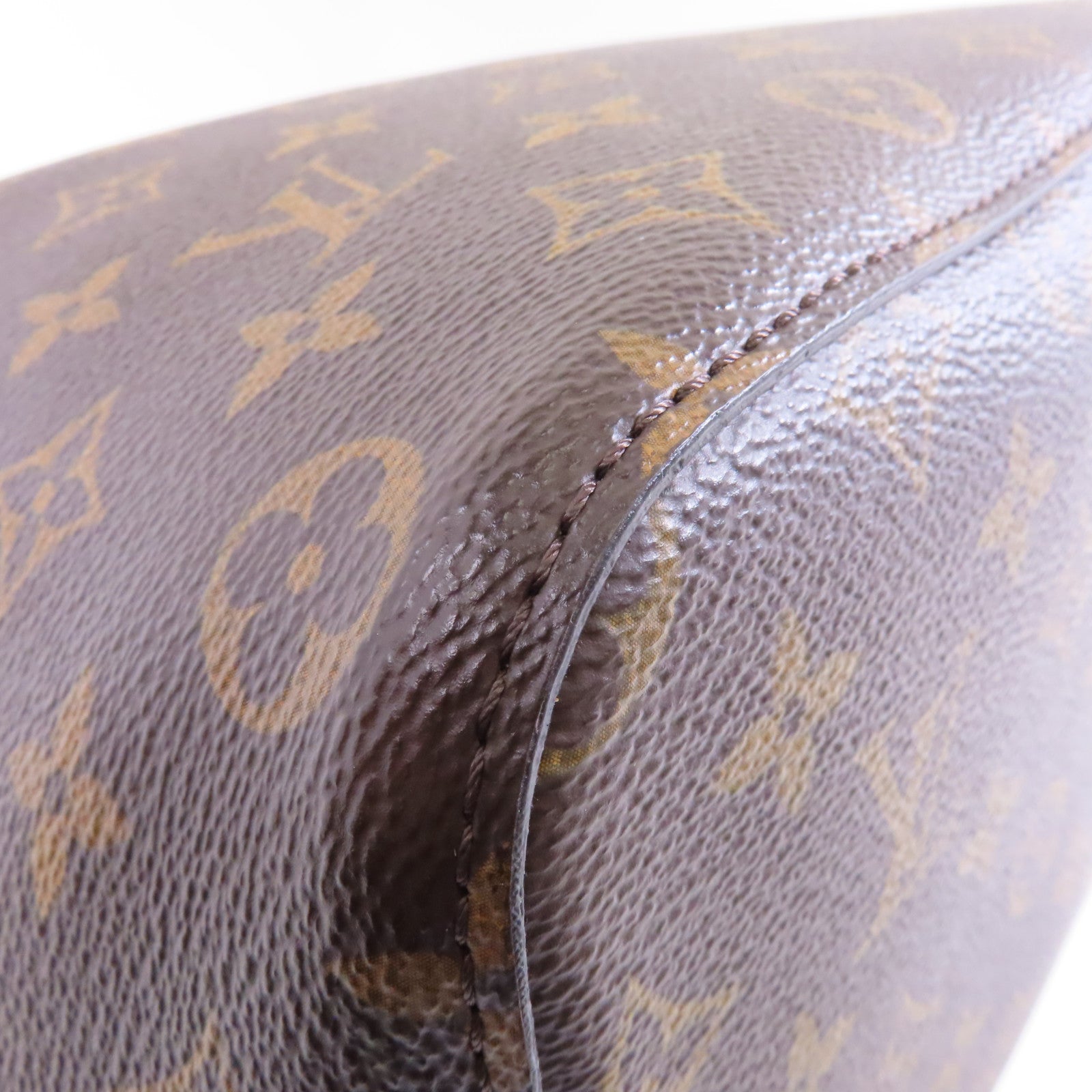 LOUIS VUITTON Monogram Neo Noe金扣肩背袋啡色/紅色