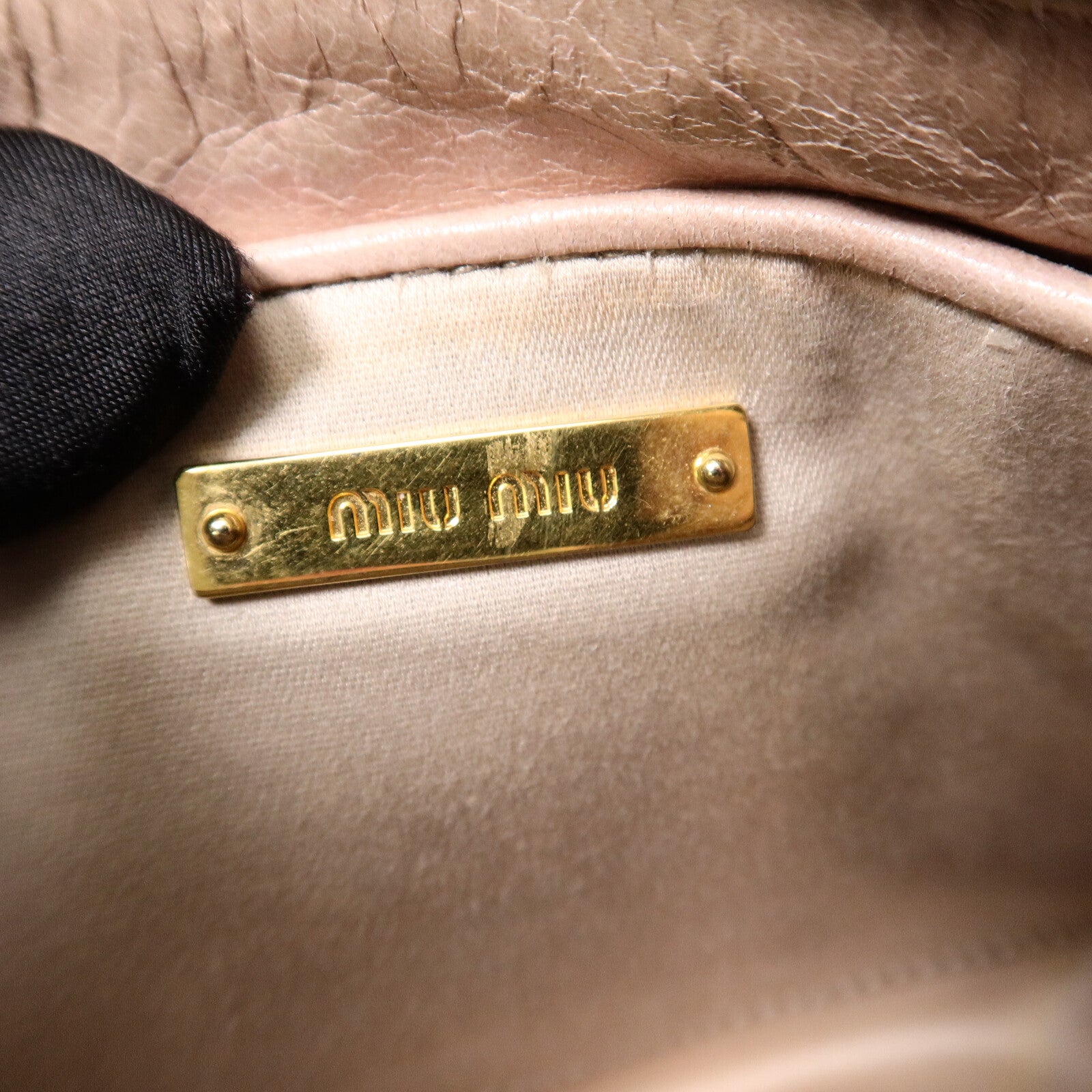 Miu Miu 牛皮皮革Shoulder Bag肩背袋