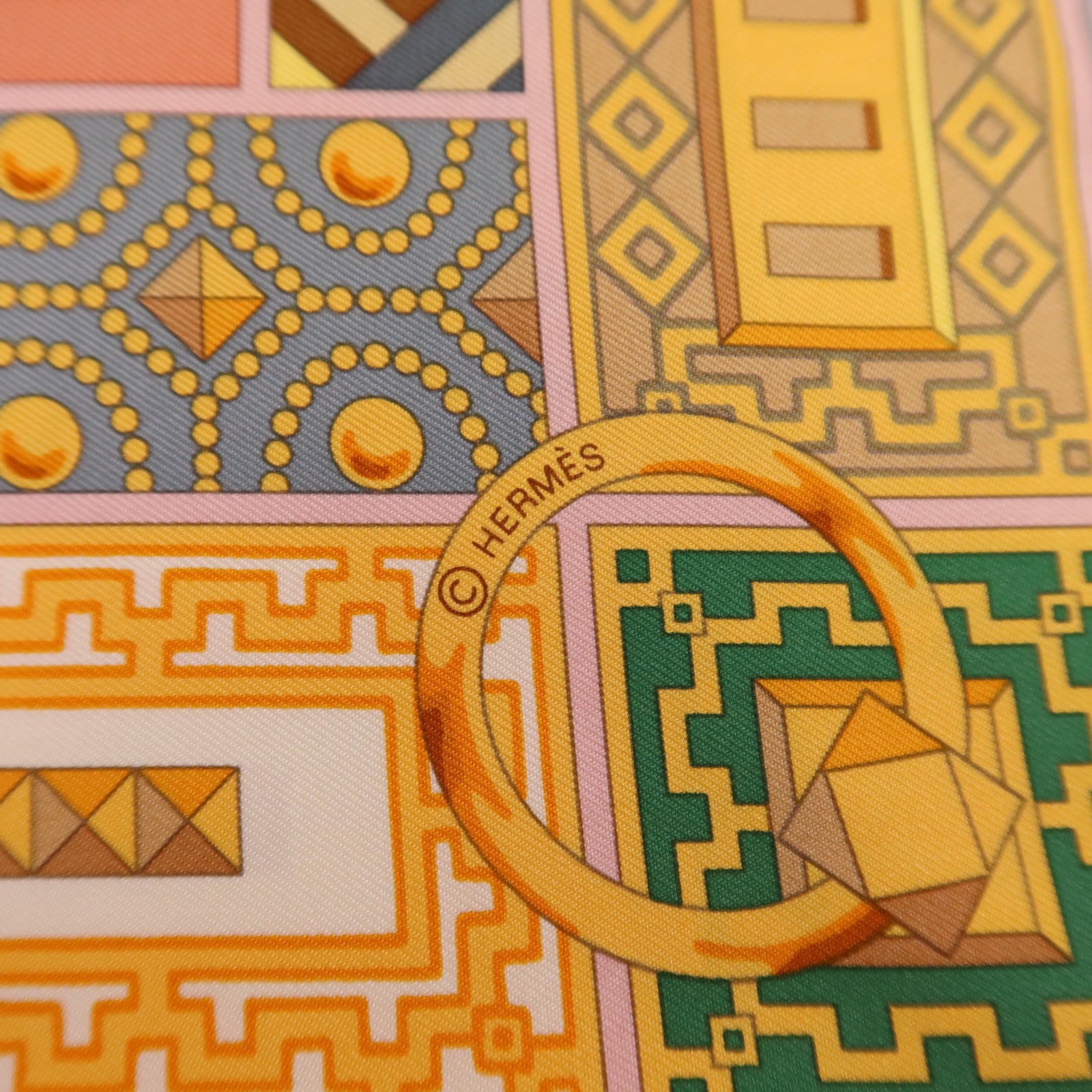 HERMES 絲質Scarf 90x90絲巾