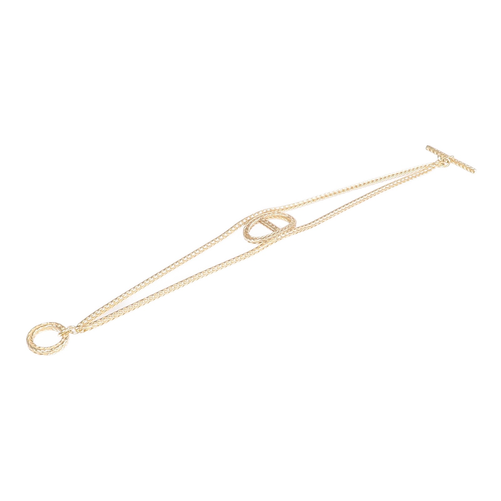 HERMES 18K黃金Chaine D'ancre Danae PM手鏈