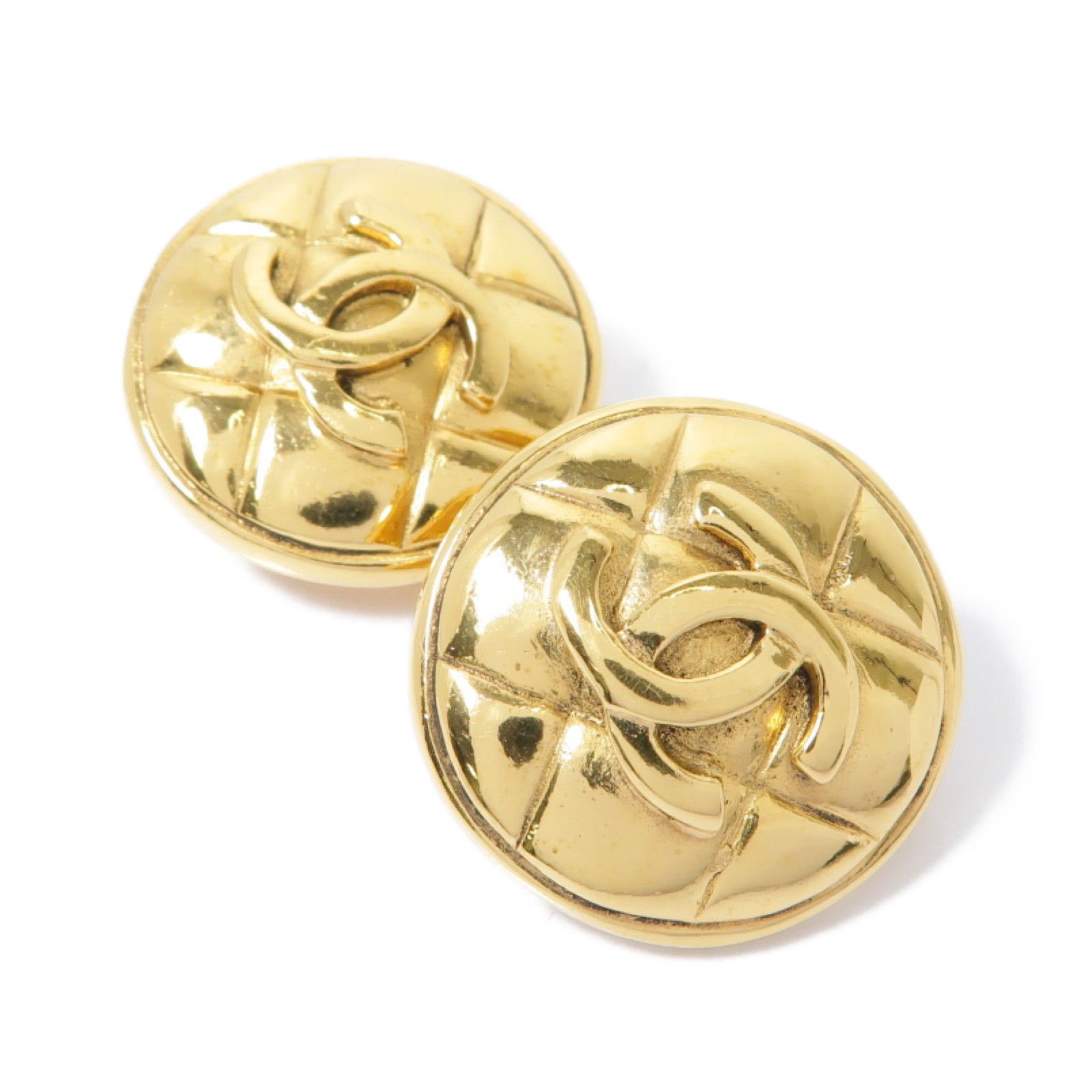 CHANEL 【激減優惠】金屬Vintage Earrings耳環金色