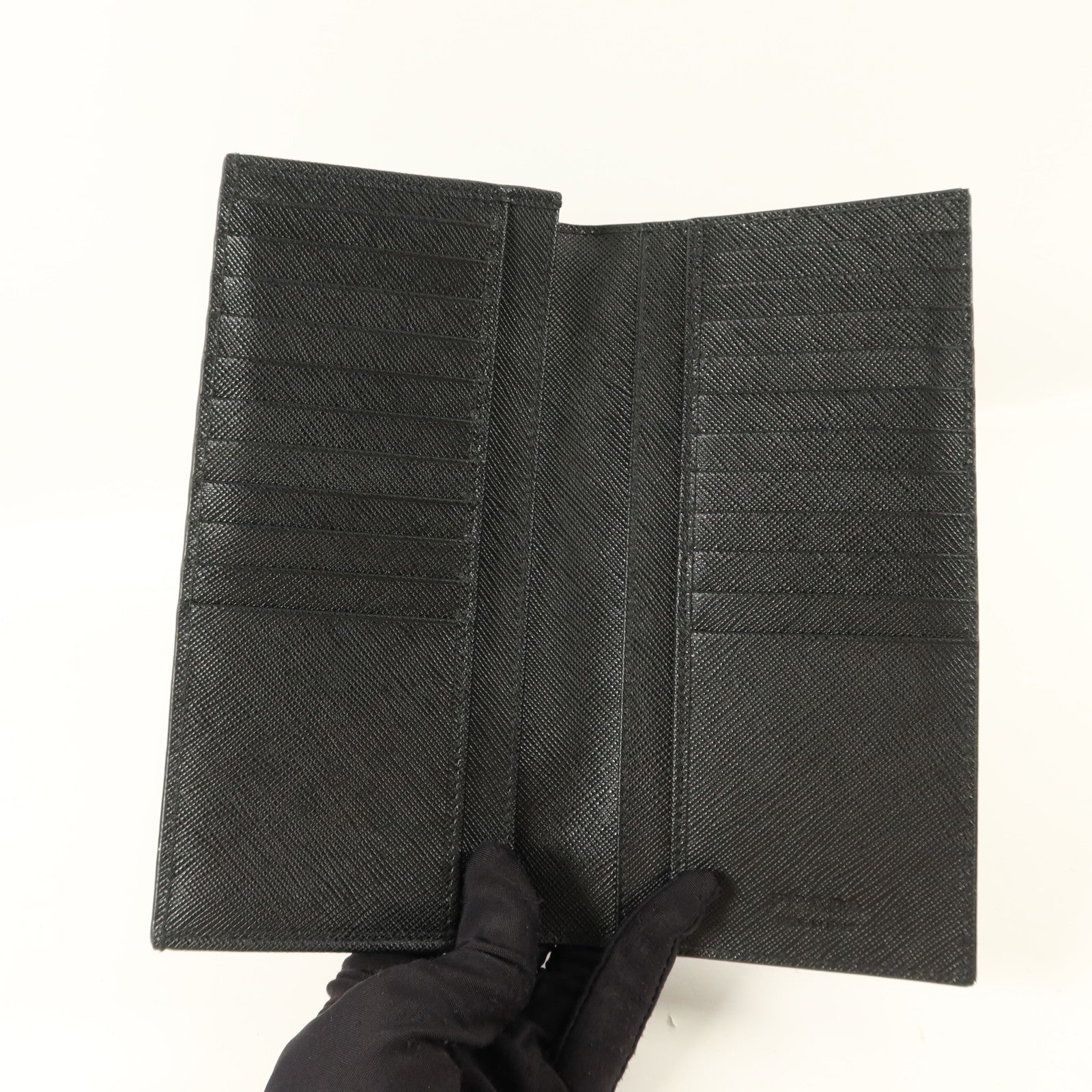 PRADA Saffiano皮革Long Bifold Wallet長錢包