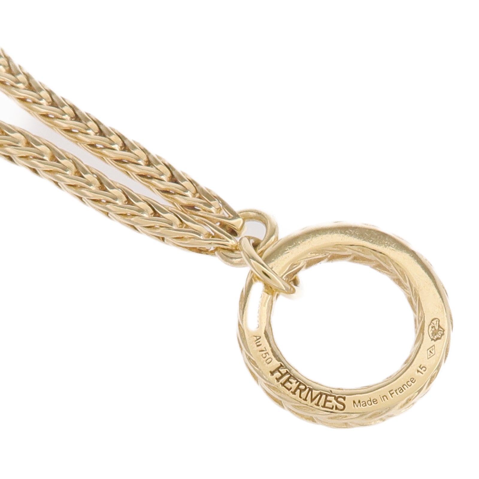 HERMES 18K黃金Chaine D'ancre Danae PM手鏈