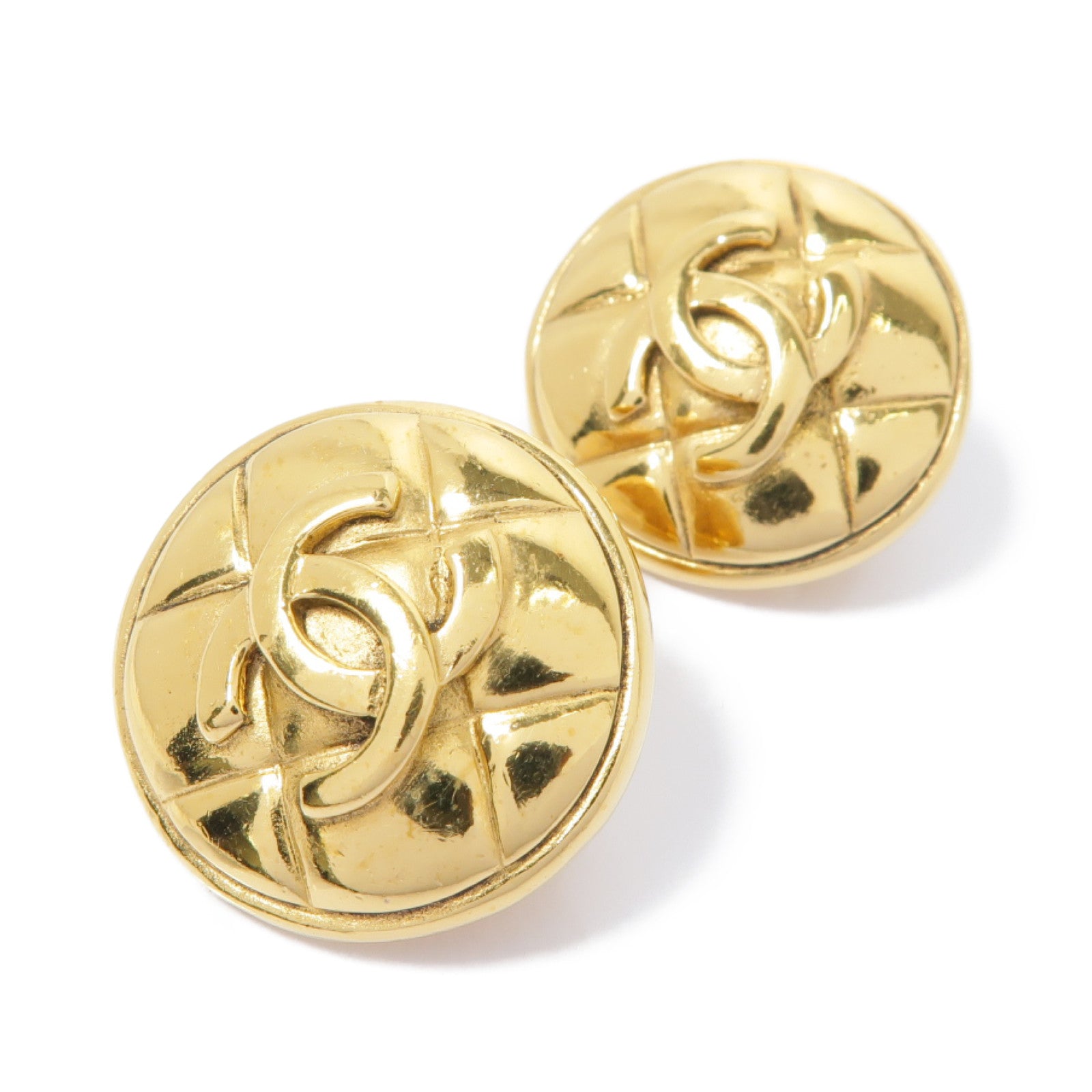 CHANEL 【激減優惠】金屬Vintage Earrings耳環金色