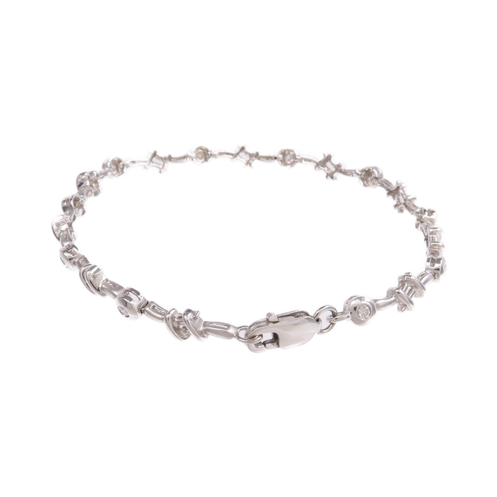 JEWELRY 【激減優惠】18K白金Diamond Bracelet鑽石手鏈