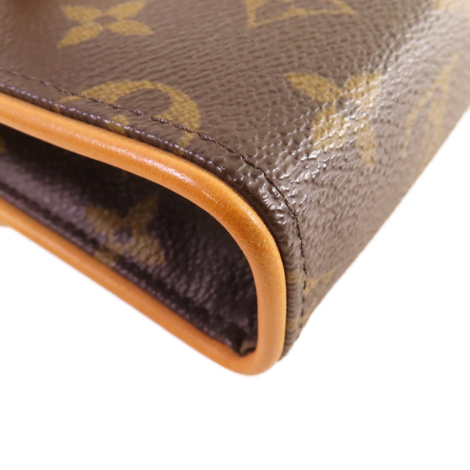 LOUIS VUITTON Monogram Pochette Florentine Waist Bag金扣腰包啡色