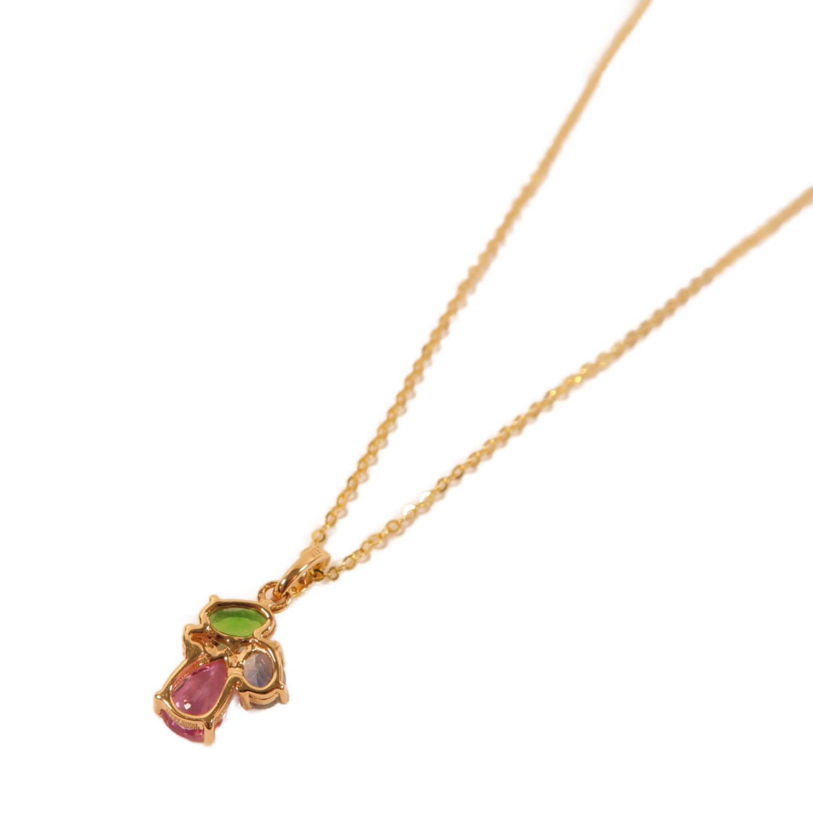 JEWELRY 【激減優惠】18K黃金Diamond Necklace 0.05ct鑽石項鍊金色/彩色