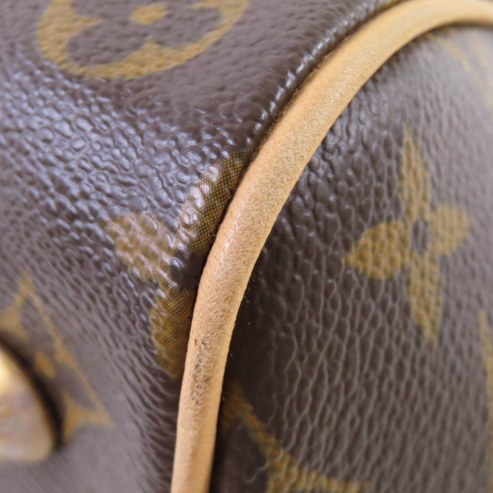 LOUIS VUITTON Monogram Tivoli PM Hand Bag金扣手挽袋啡色