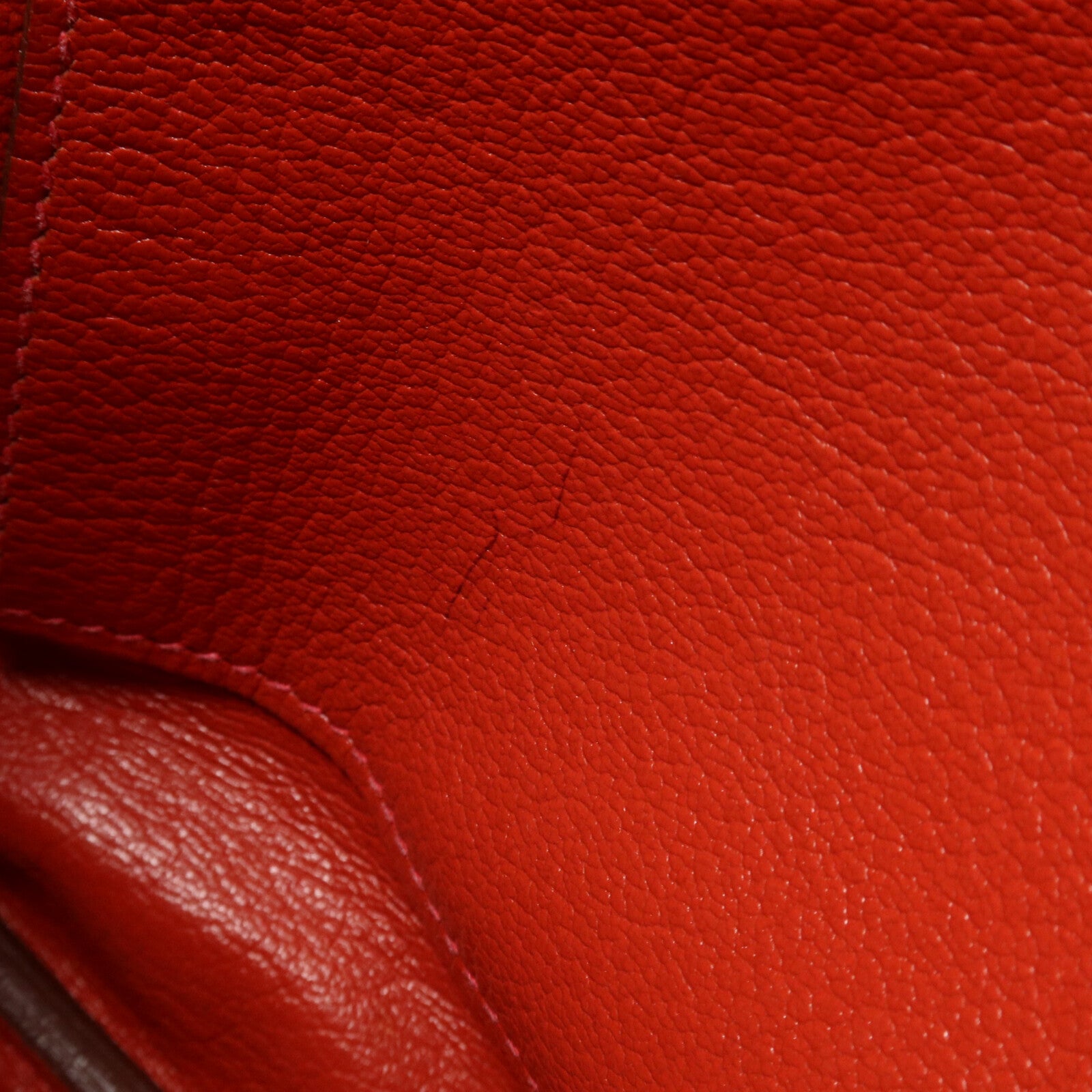 HERMES Togo皮革Birkin 30手挽袋Chocolat/Rouge Venitien