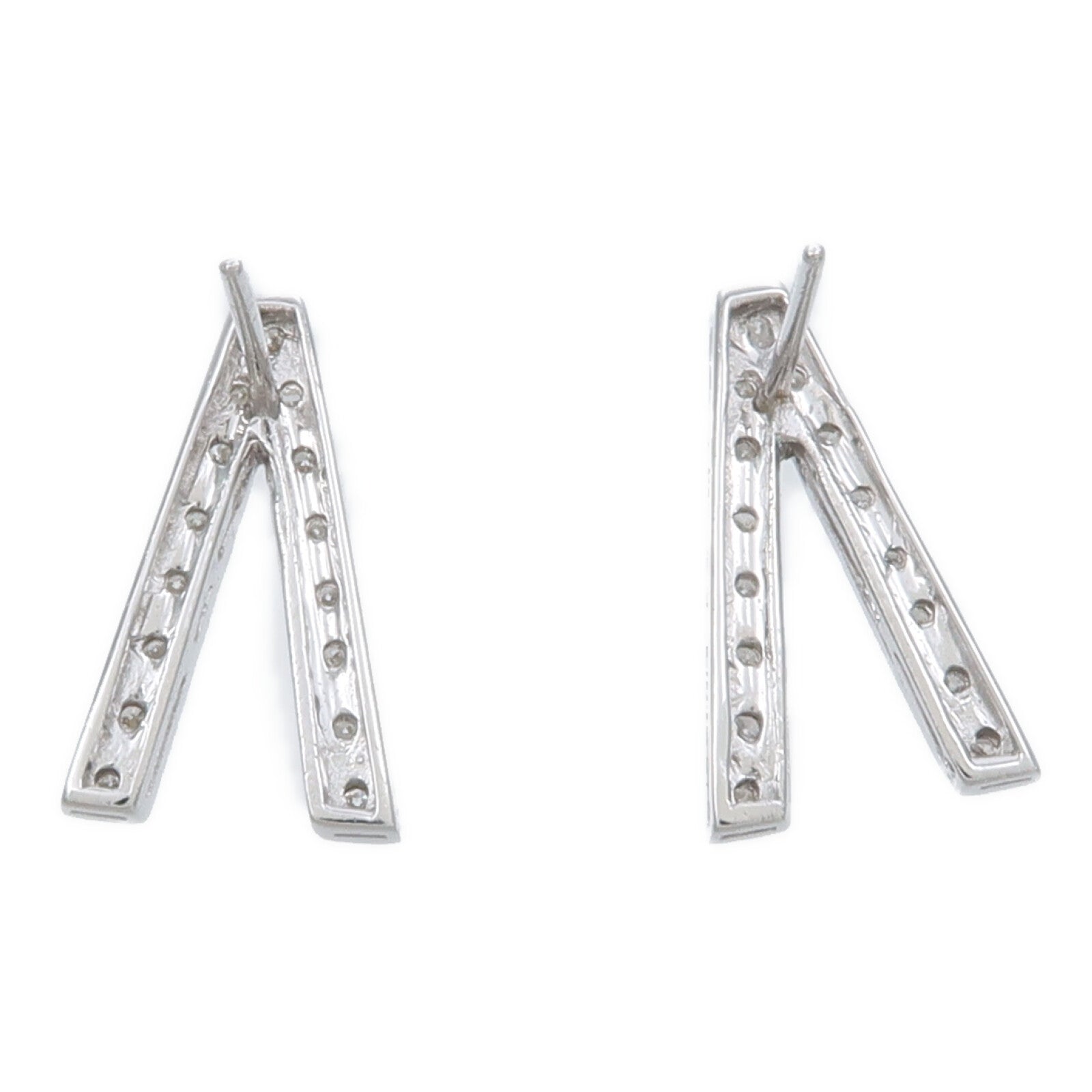 JEWELRY 18K白金Diamond Earrings鑽石耳環