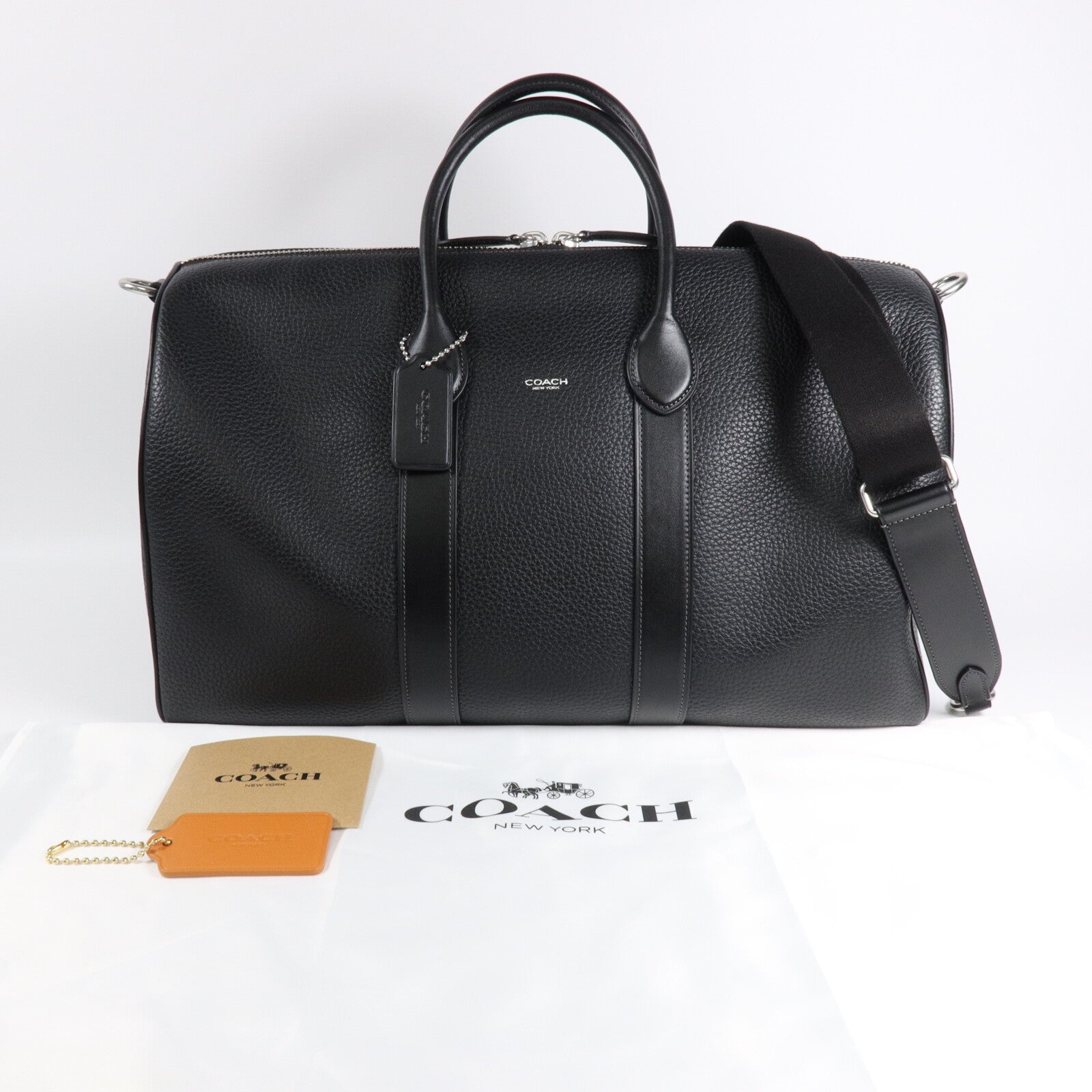 COACH 牛皮皮革Compass 45手挽肩背兩用袋