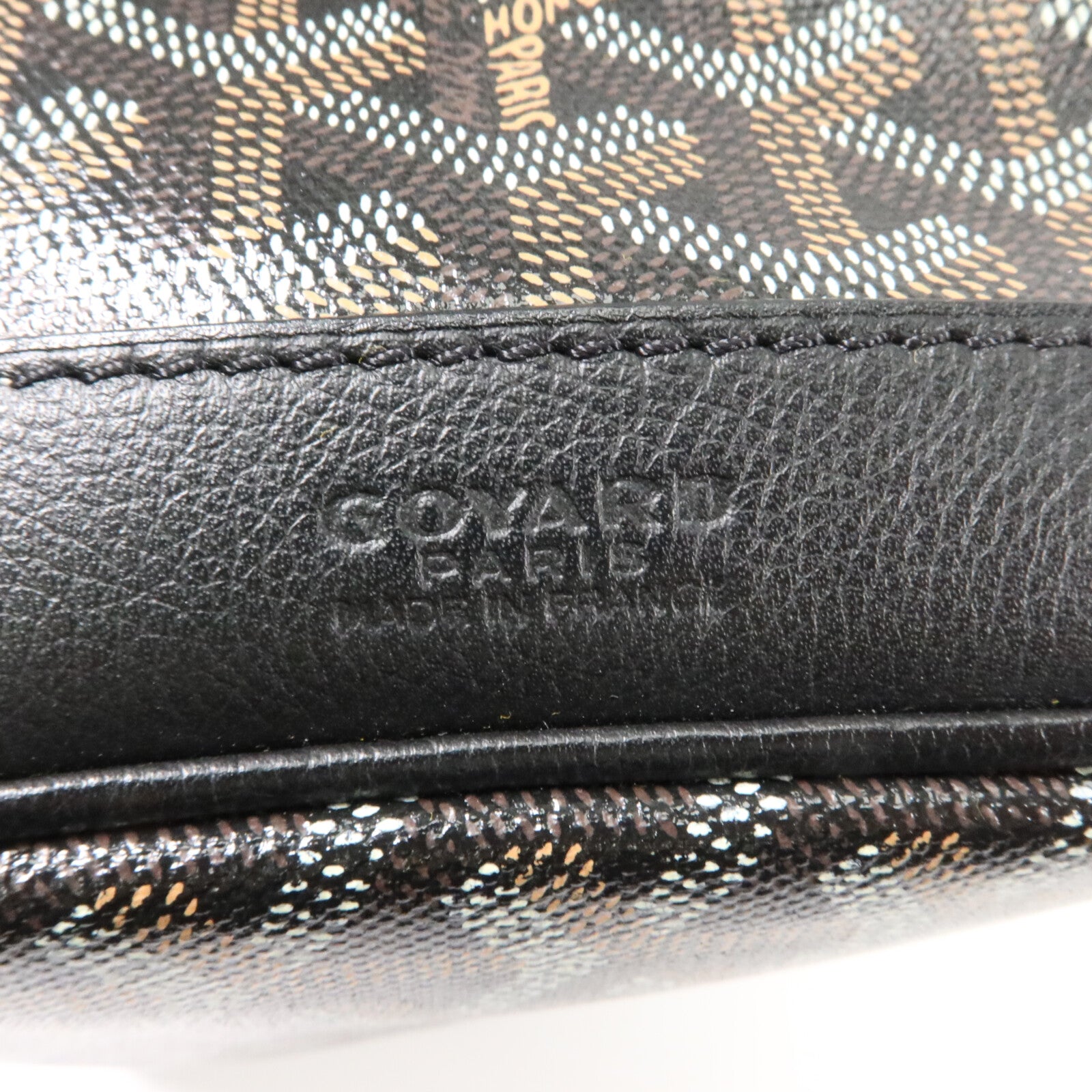 GOYARD 塗層帆布Petit Flot PM Bucket Bag銀扣肩背袋
