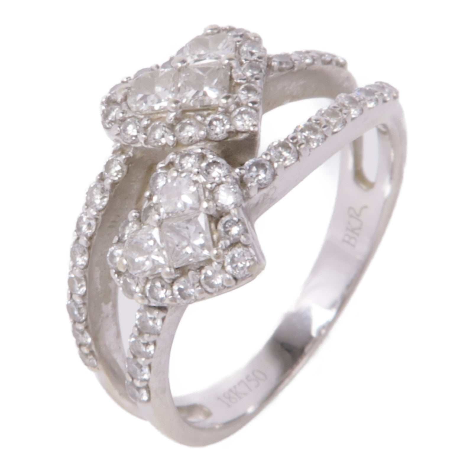 JEWELRY 18K白金Diamond Ring鑽石戒指US#8.5