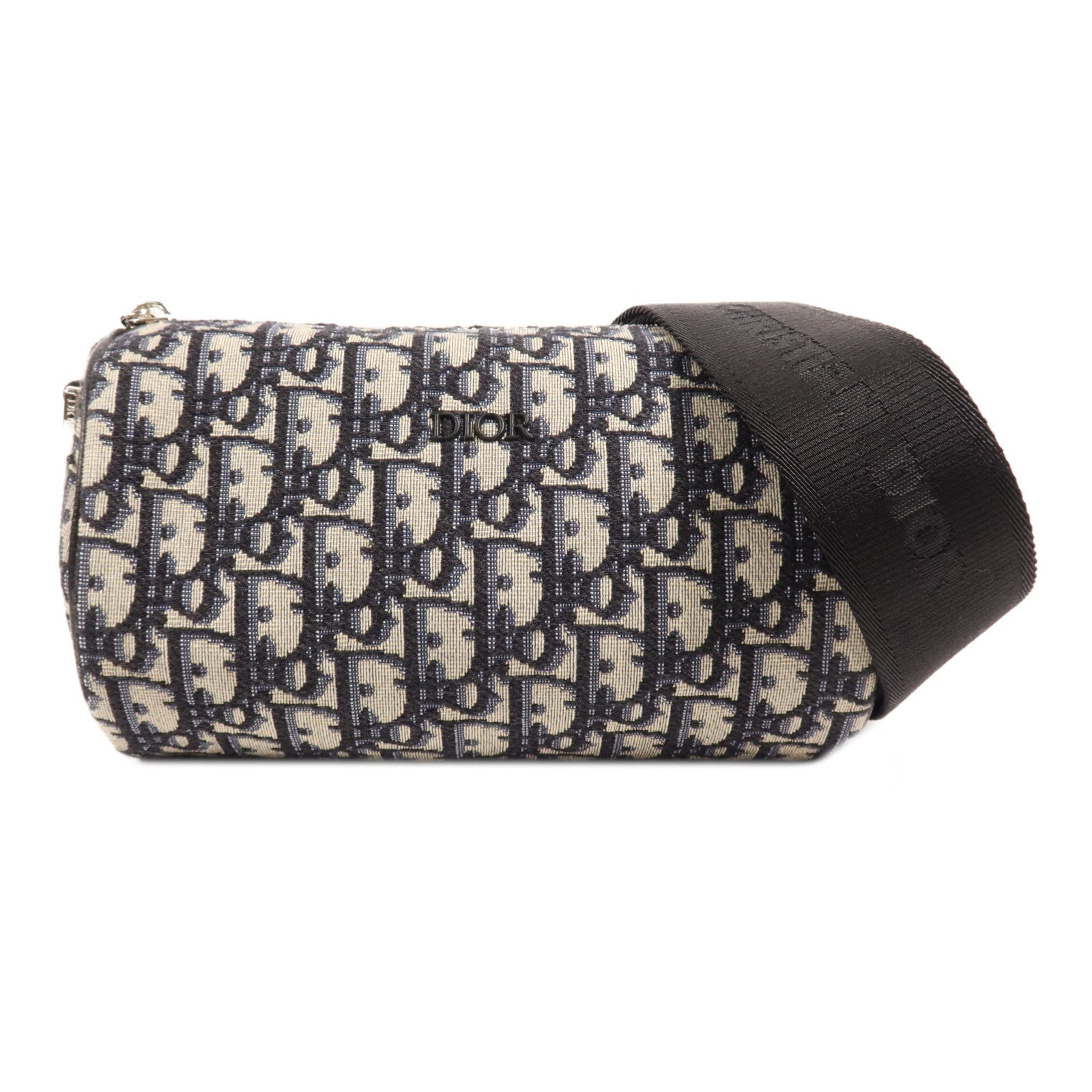 Dior 帆布Shoulder Bag銀扣肩背袋