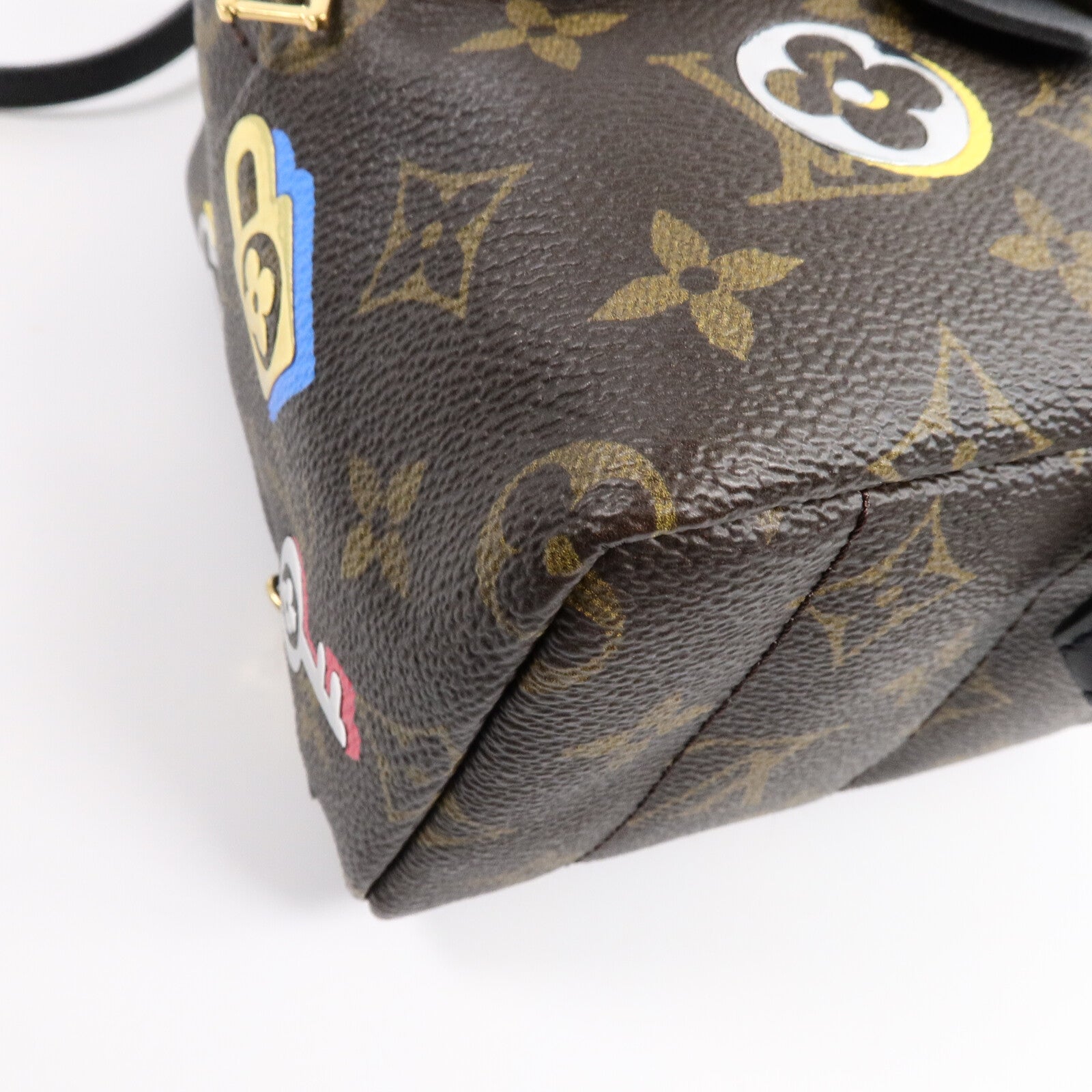 LOUIS VUITTON Monogram Palm Springs Mini ""Love Lock""背包