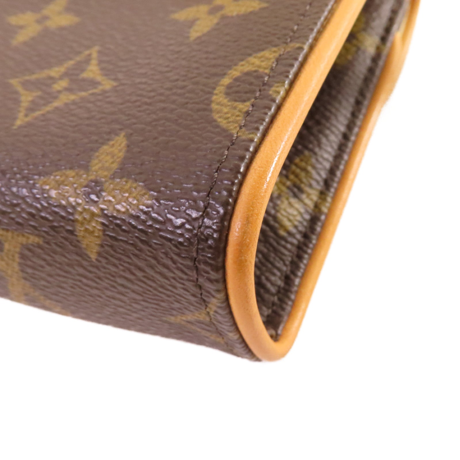 LOUIS VUITTON Monogram Pochette Florentine Waist Bag金扣腰包啡色