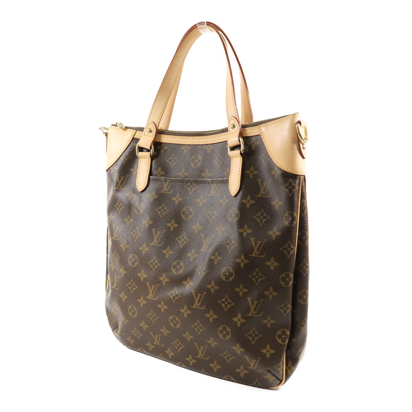 LOUIS VUITTON Monogram Odeon GM金扣手挽肩背兩用袋