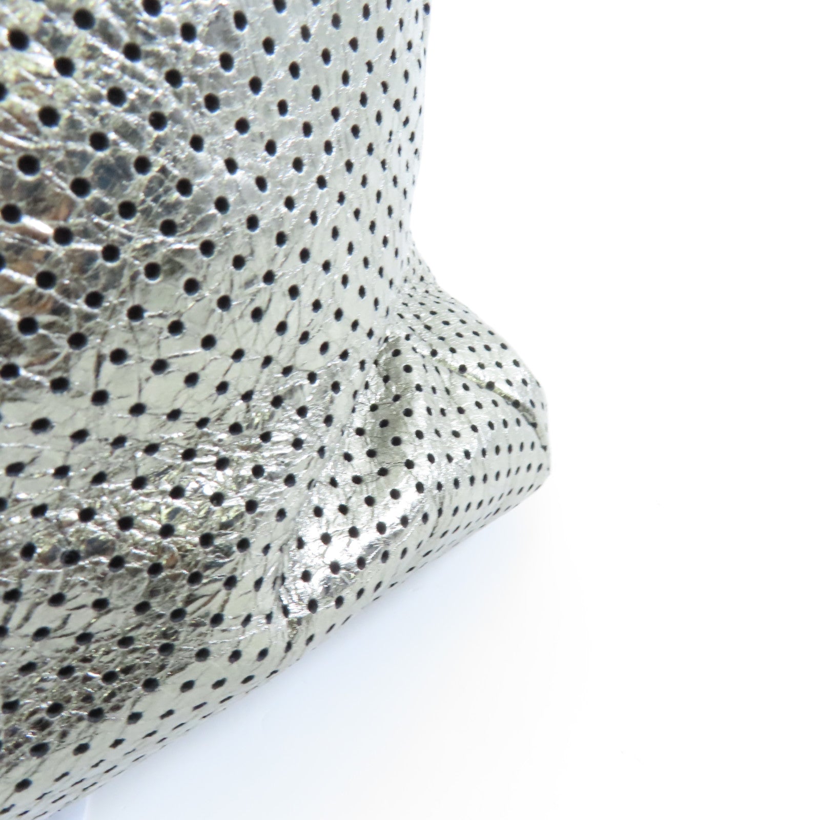 CHANEL 【激減優惠】牛皮皮革Chain Shoulder Bag金扣/銀扣鏈帶肩背袋綠色