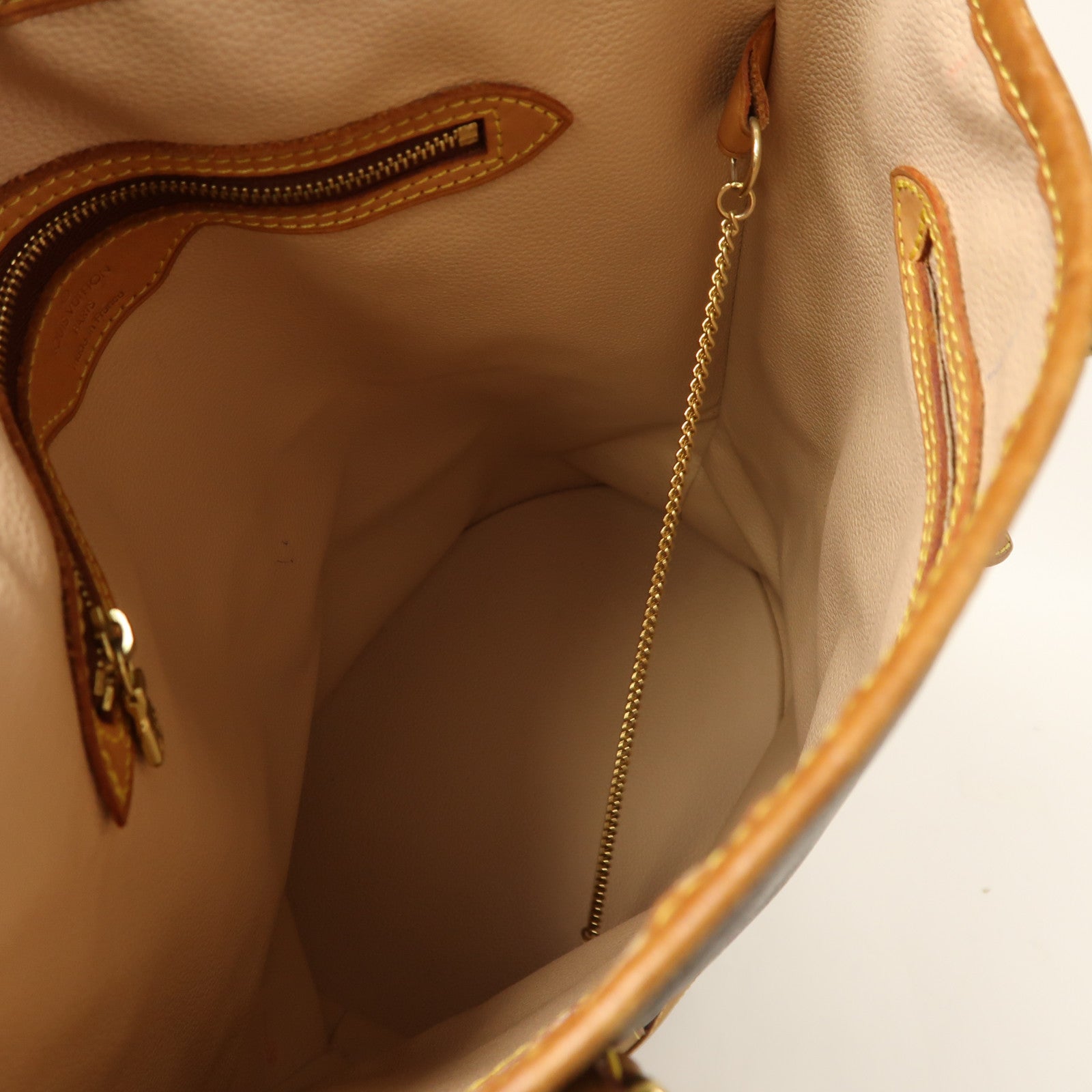 LOUIS VUITTON 【激減優惠】Monogram Bucket GM金扣手挽袋啡色