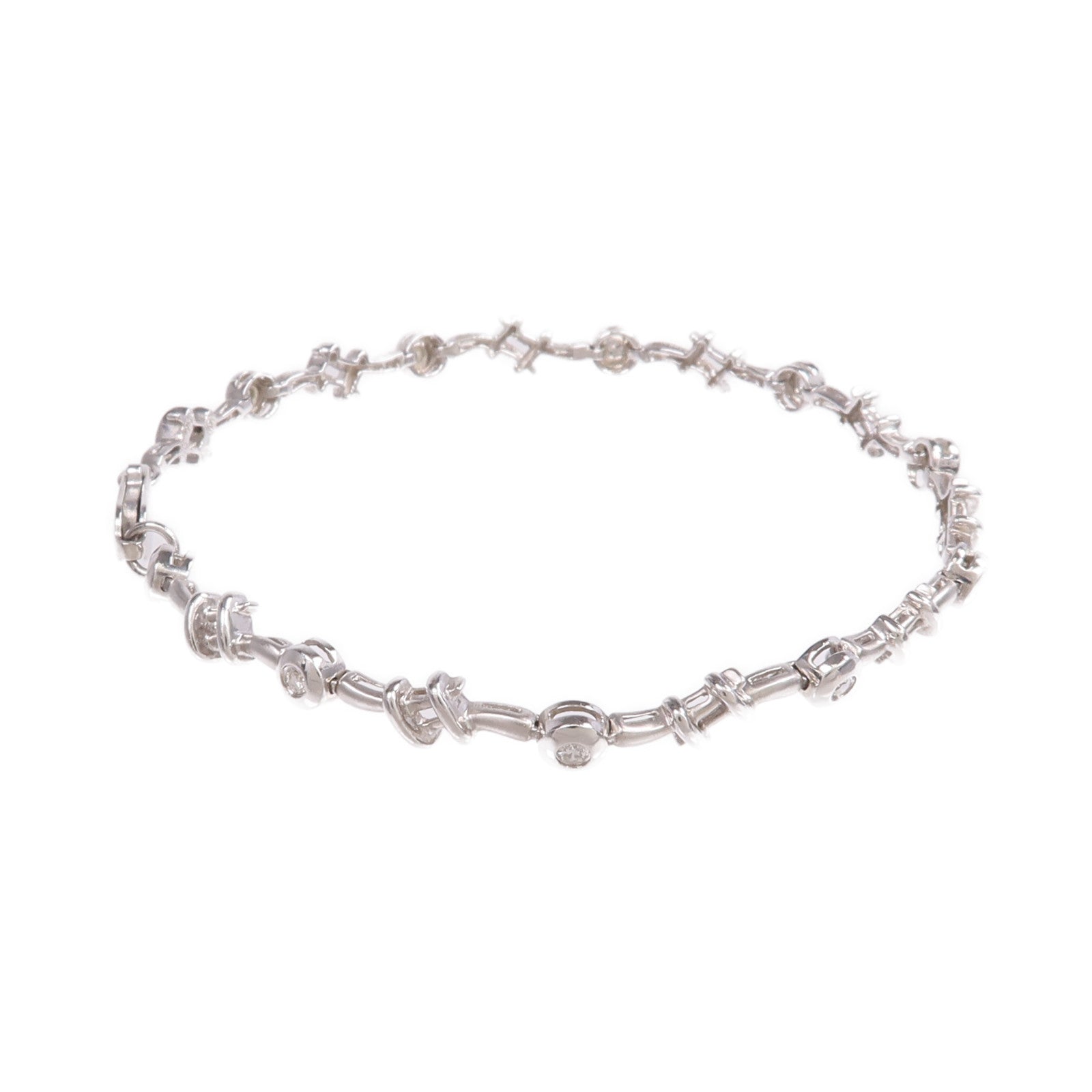 JEWELRY 【激減優惠】18K白金Diamond Bracelet鑽石手鏈