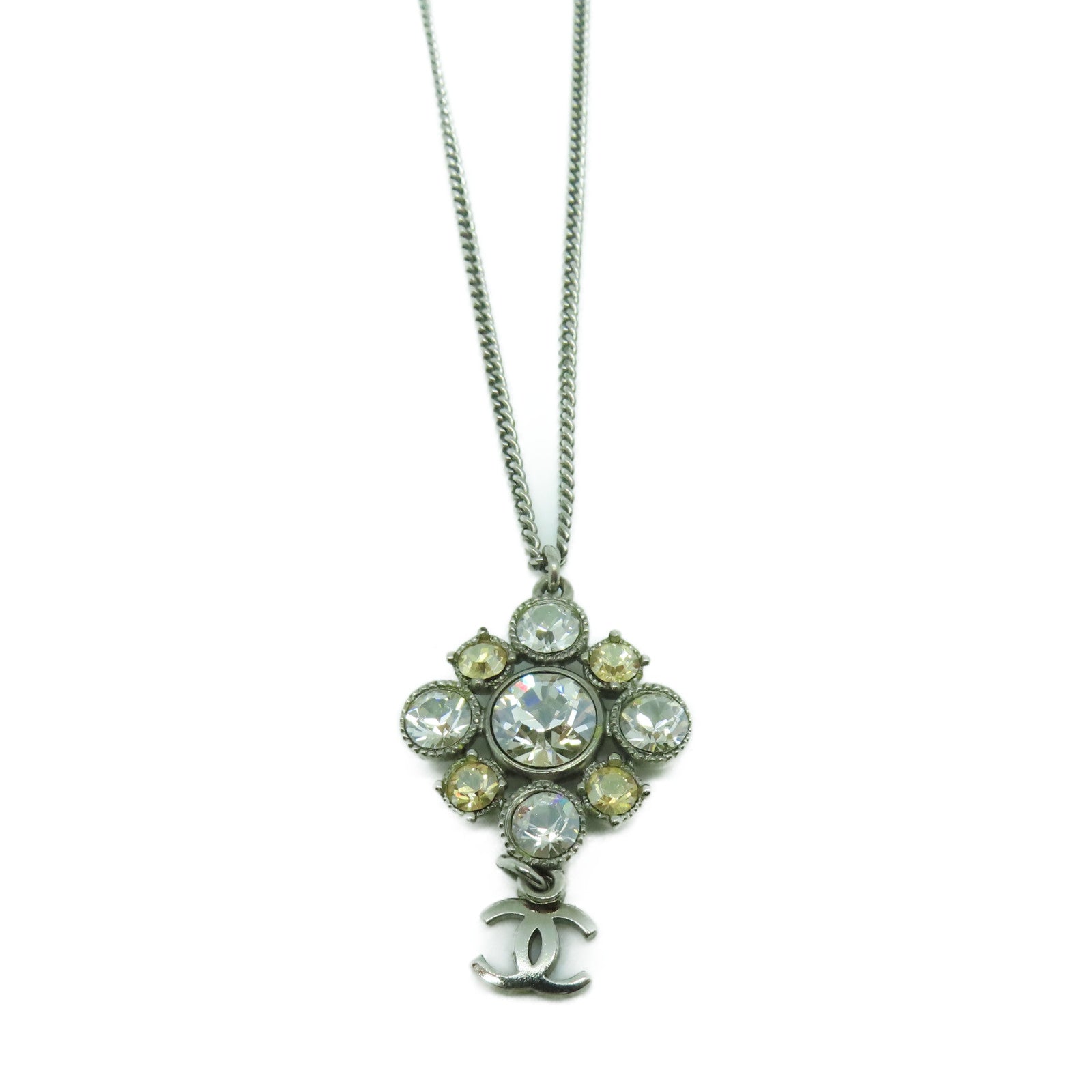 CHANEL 【激減優惠】金屬Necklace項鍊銀色
