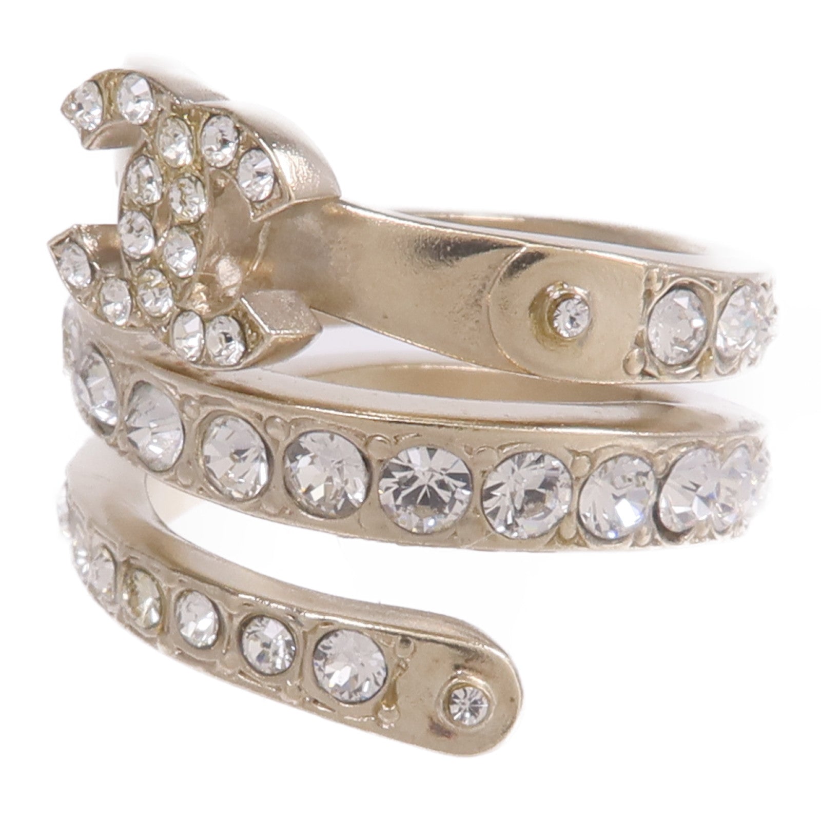CHANEL 金屬Ring戒指US#5