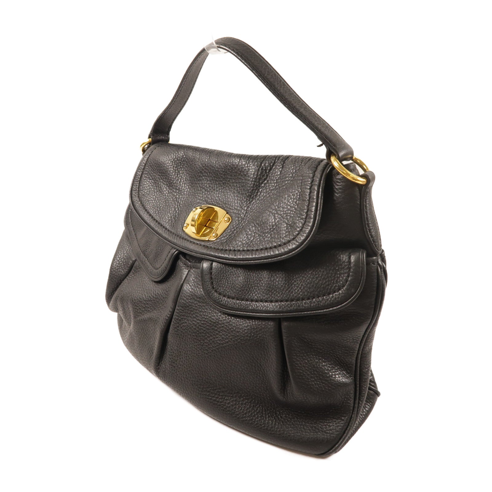 Miu Miu 牛皮皮革Shoulder Bag金扣肩背袋