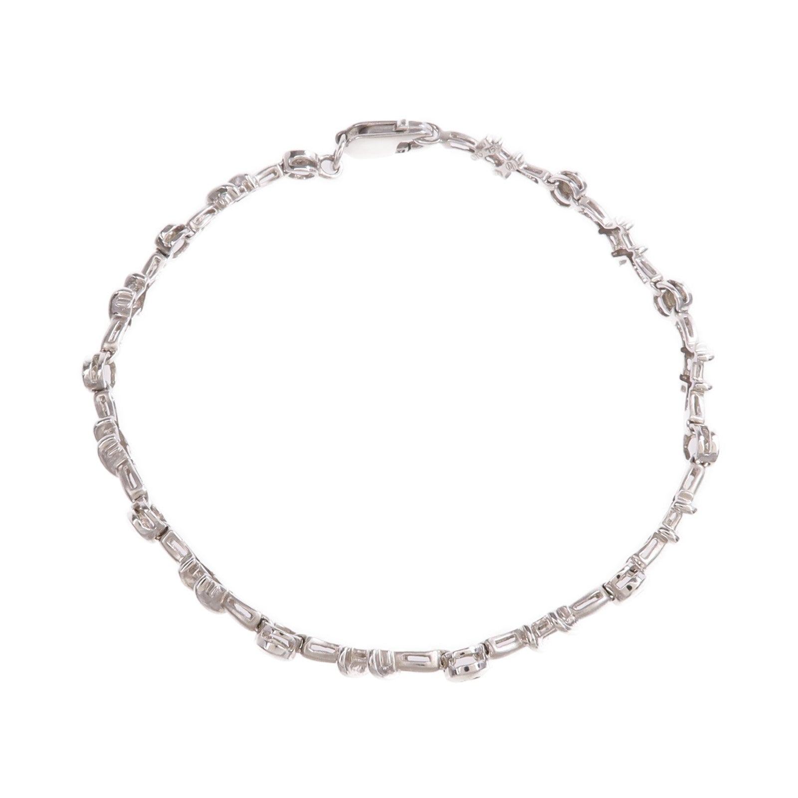 JEWELRY 【激減優惠】18K白金Diamond Bracelet鑽石手鏈