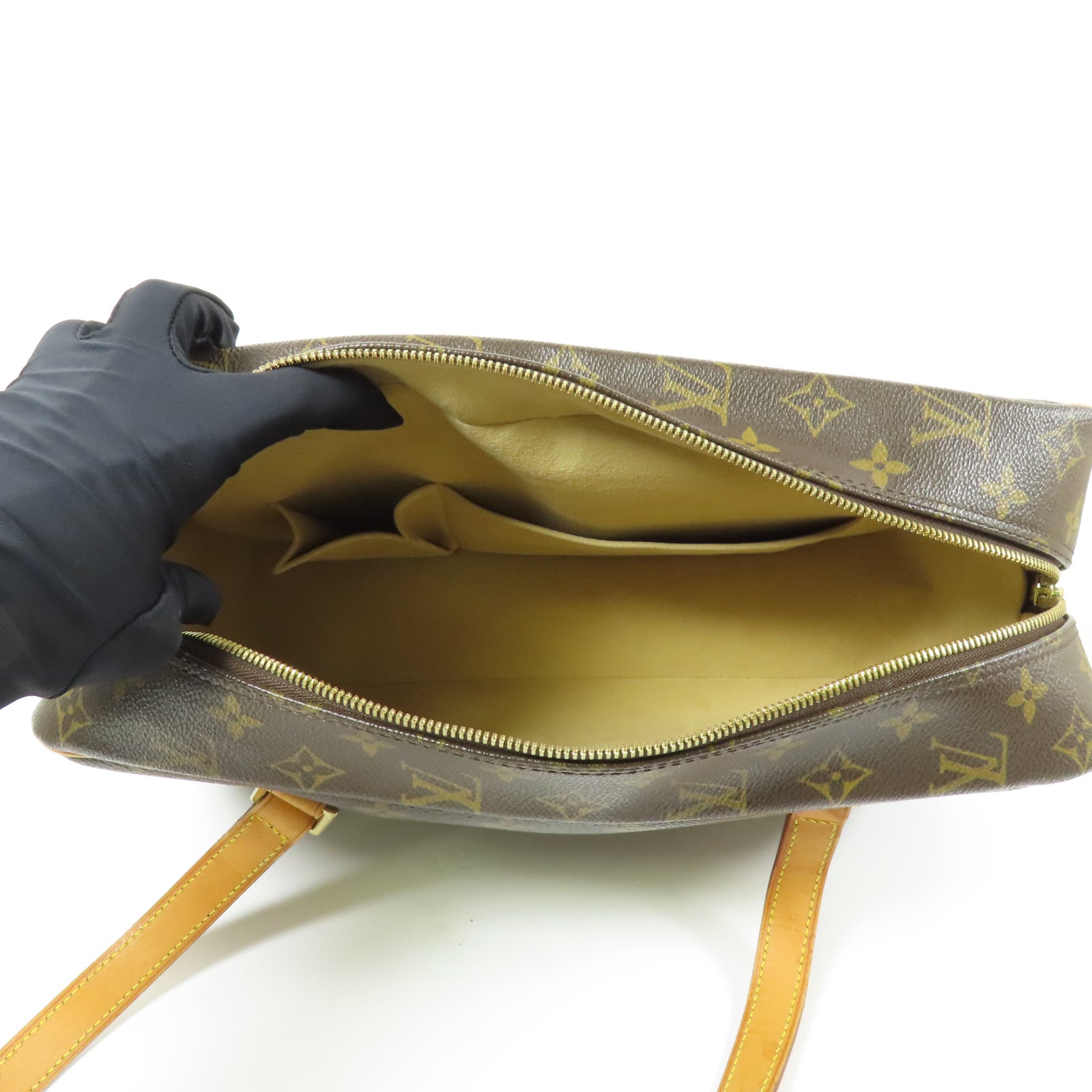 LOUIS VUITTON Monogram Cite GM金扣肩背袋