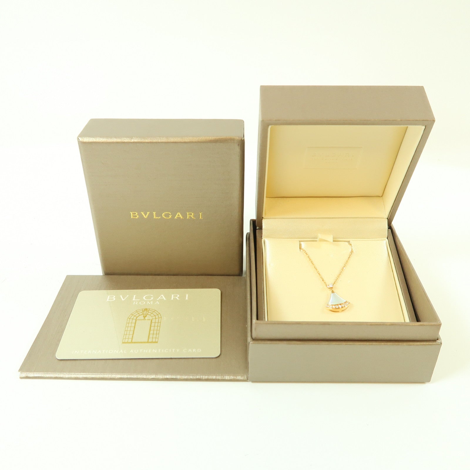 BVLGARI 18K玫瑰金Dicas Dream項鍊