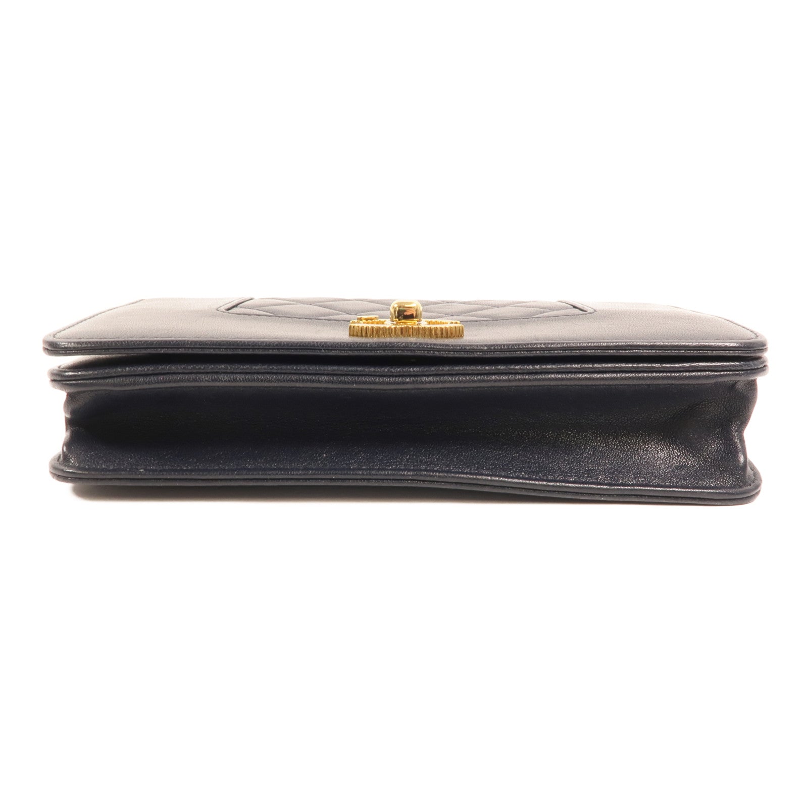 CHANEL 牛皮皮革Mademoiselle Wallet On Chain鏈帶肩背袋