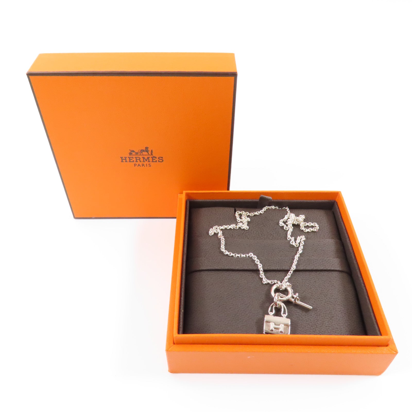 HERMES 925純銀Constance Necklace項鍊