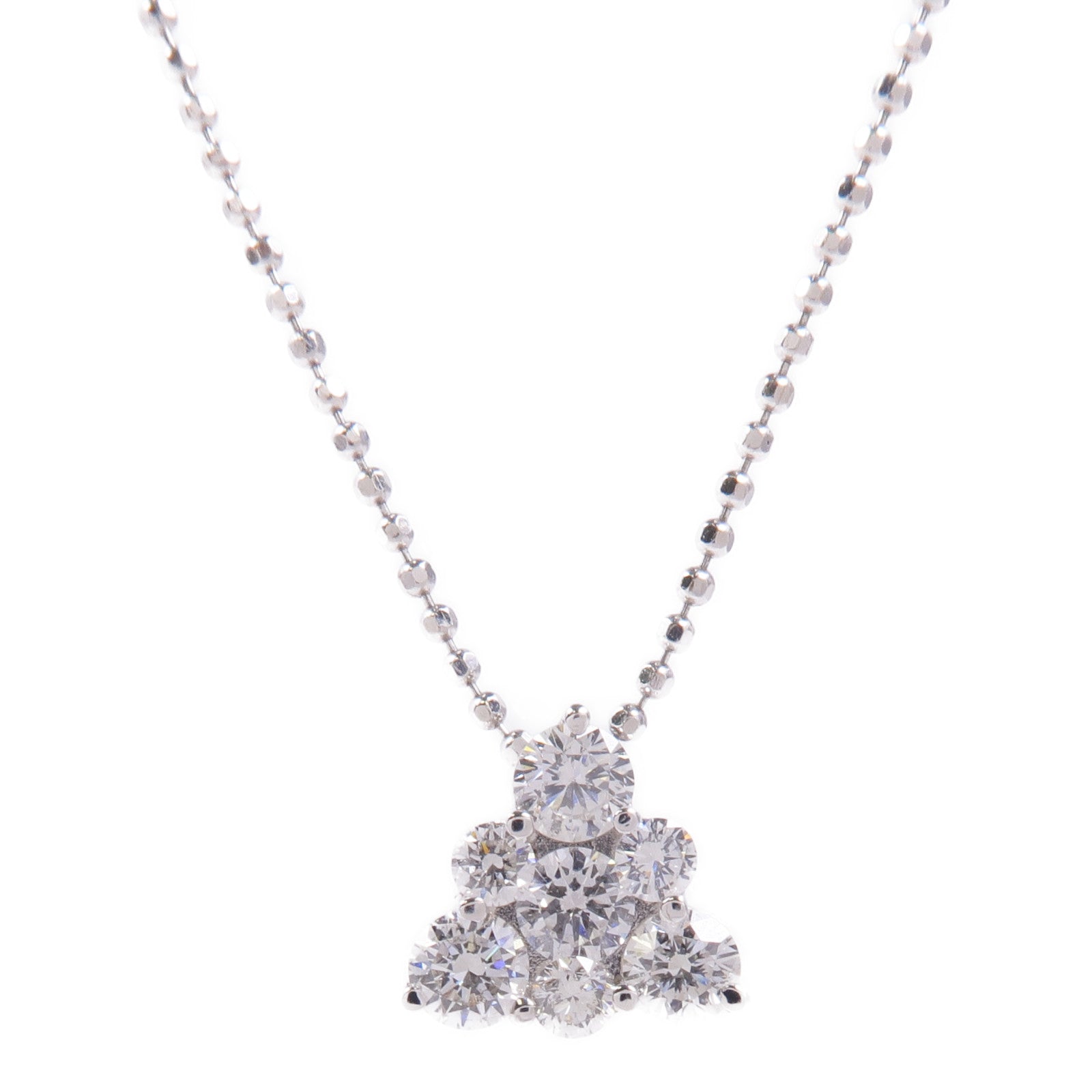 JEWELRY Diamond Necklace 18K White Gold