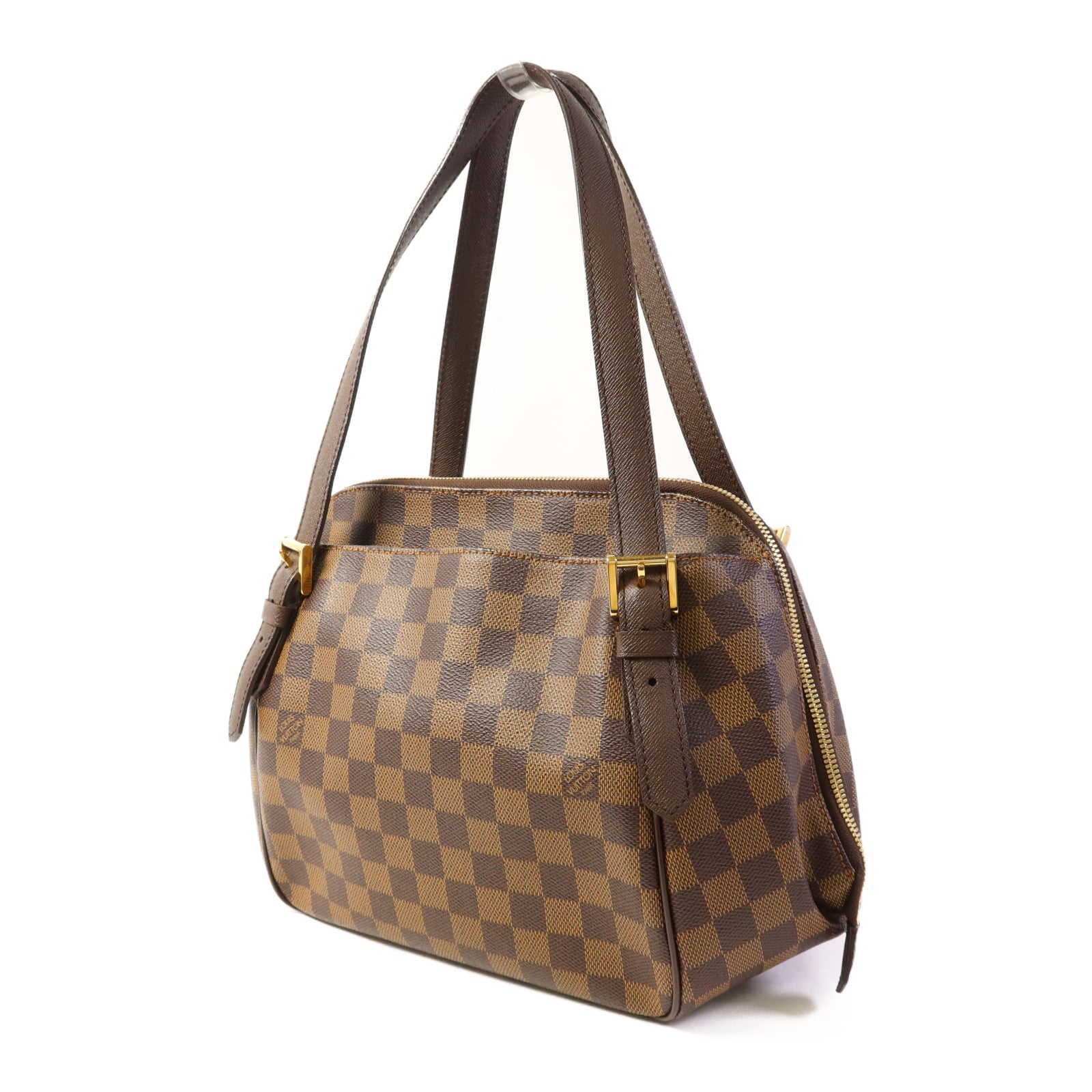 LOUIS VUITTON Damier Belem MM金扣肩背袋