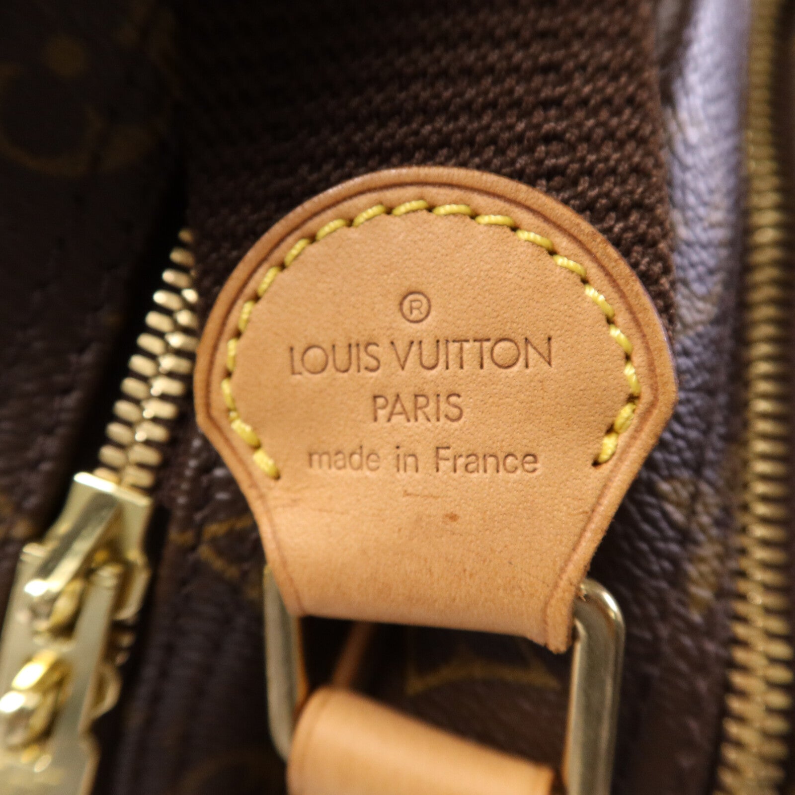 LOUIS VUITTON Monogram Reporter GM金扣肩背袋
