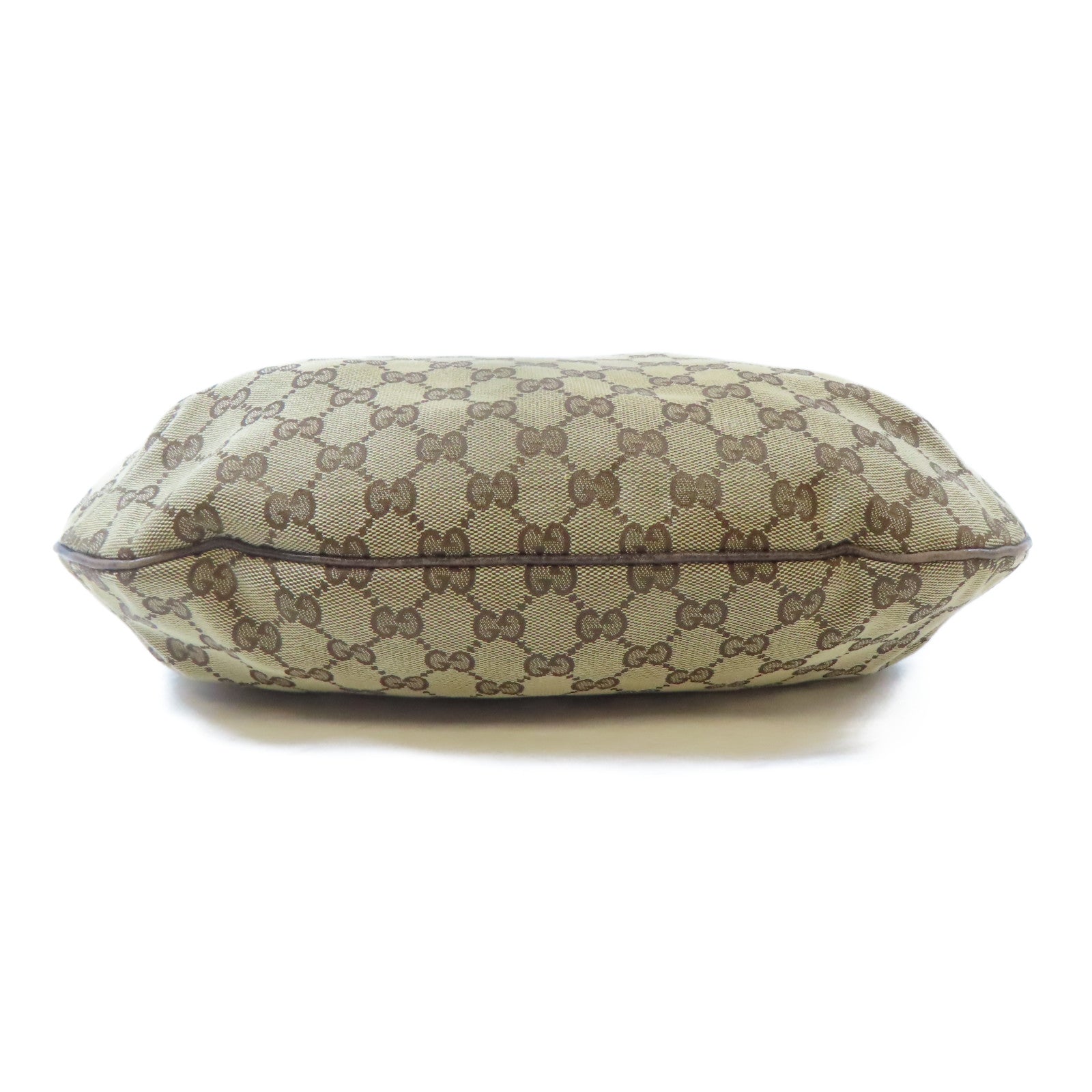 GUCCI 帆布Shoulder Bag金扣肩背袋啡色