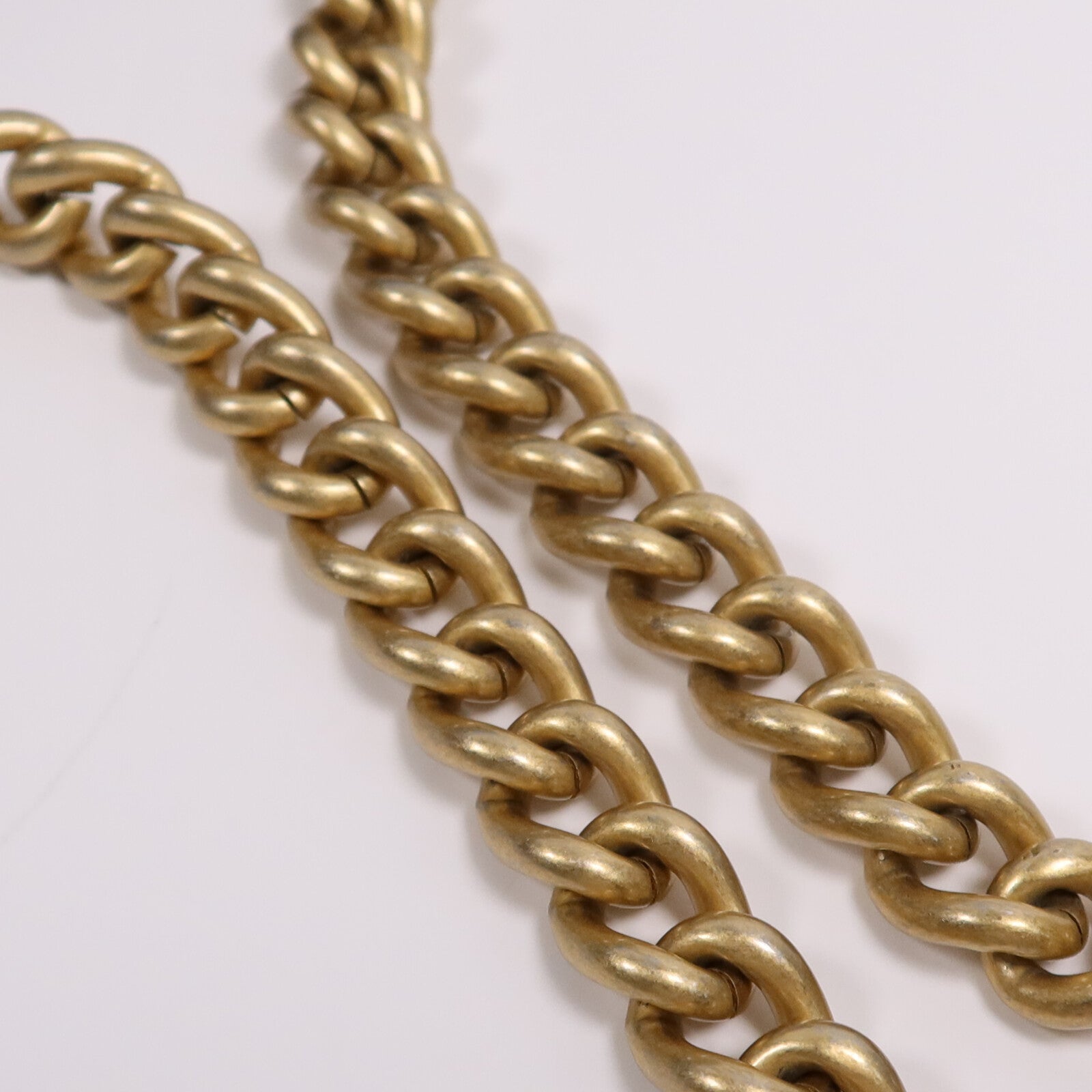 CHANEL 牛皮皮革Chain Shoulder Bag金扣鏈帶肩背袋