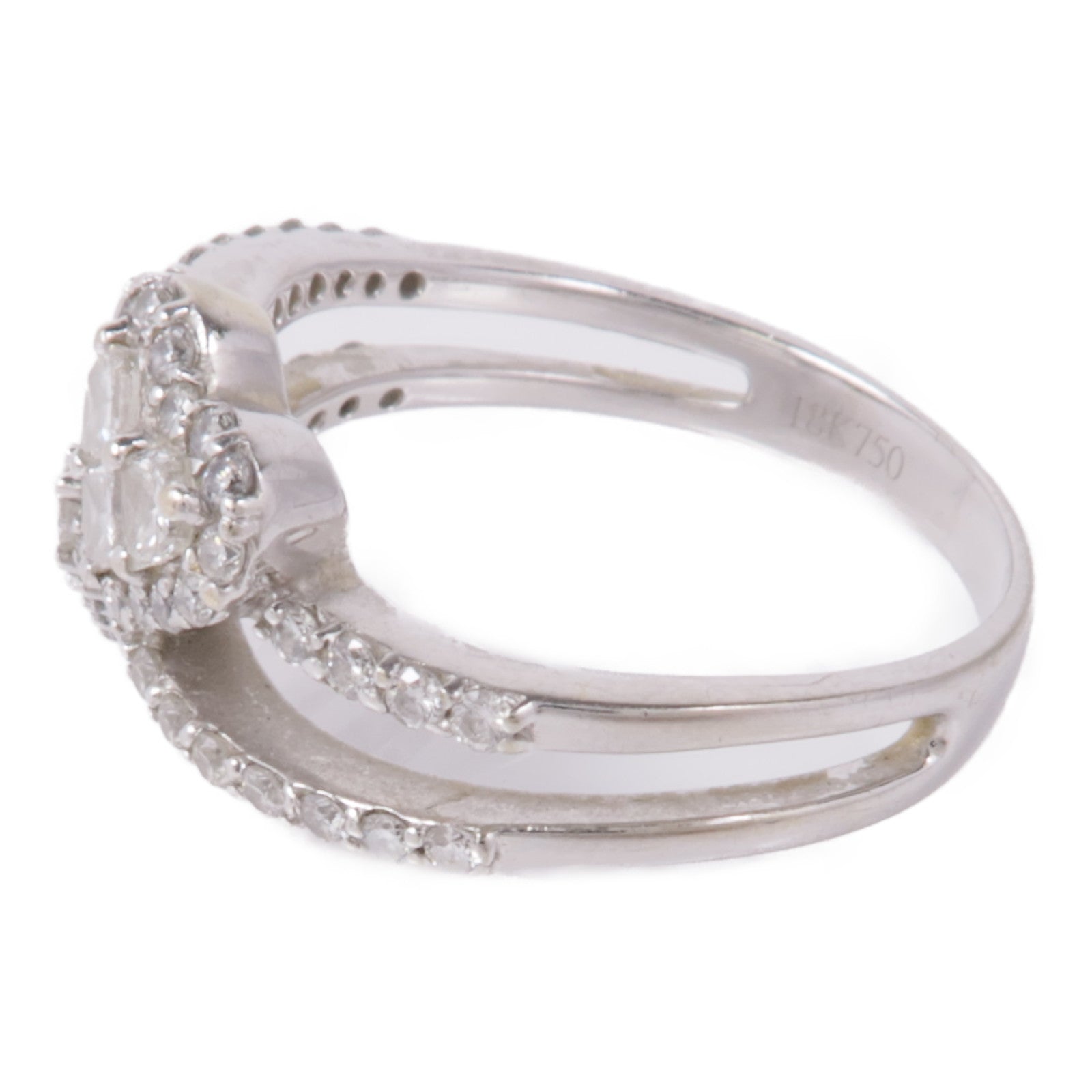 JEWELRY 18K白金Diamond Ring鑽石戒指US#8.5