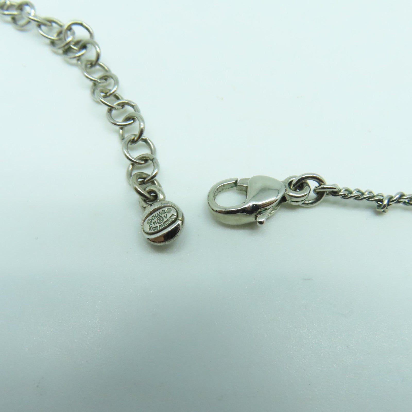 CHANEL 【激減優惠】金屬Necklace項鍊銀色
