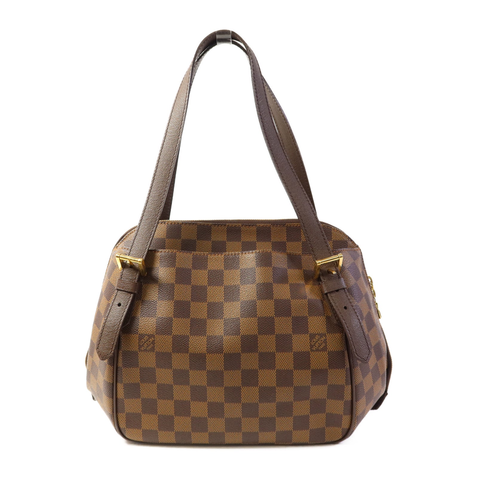 LOUIS VUITTON Damier Belem MM金扣肩背袋