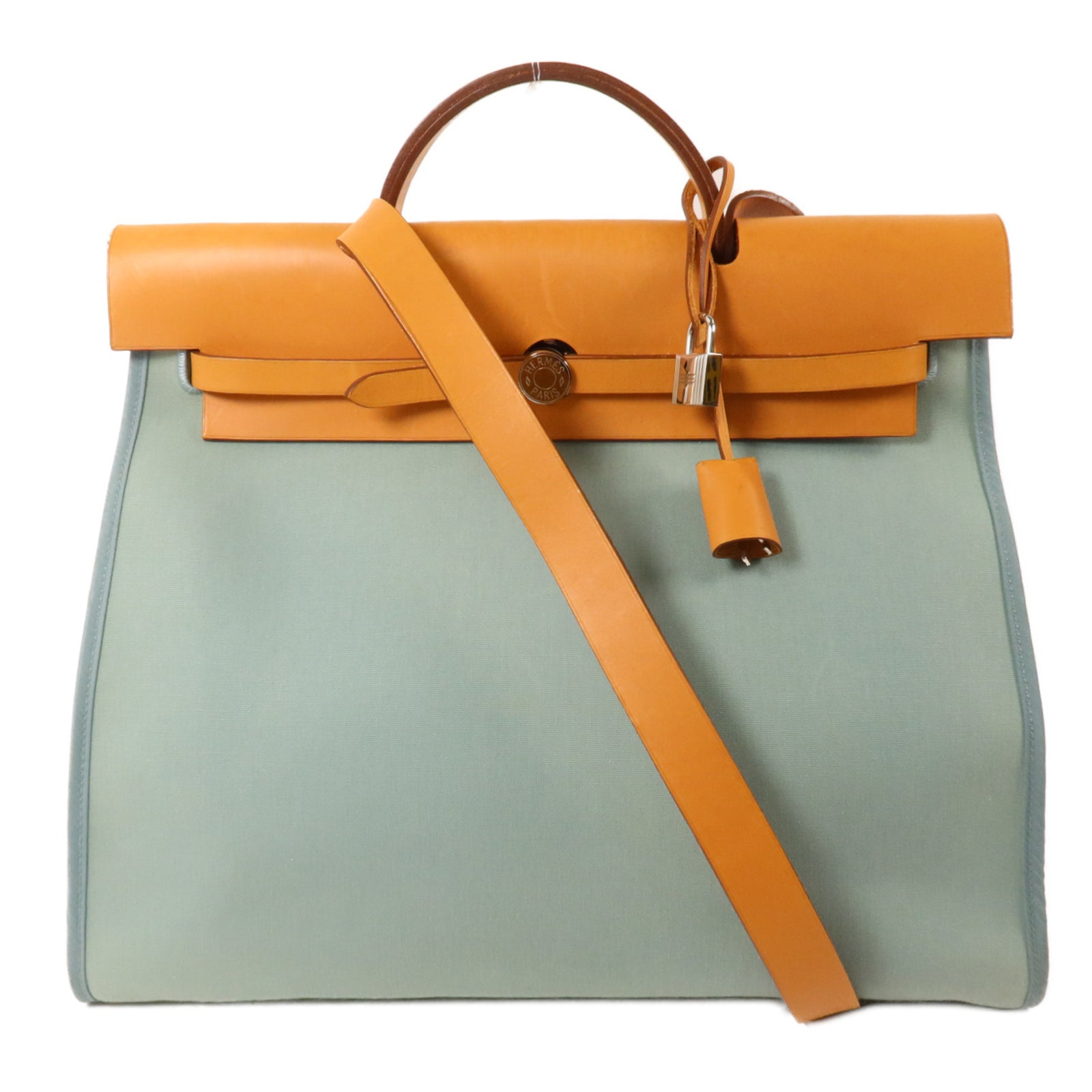 HERMES 帆布Herbag GM手挽肩背兩用袋Ciel