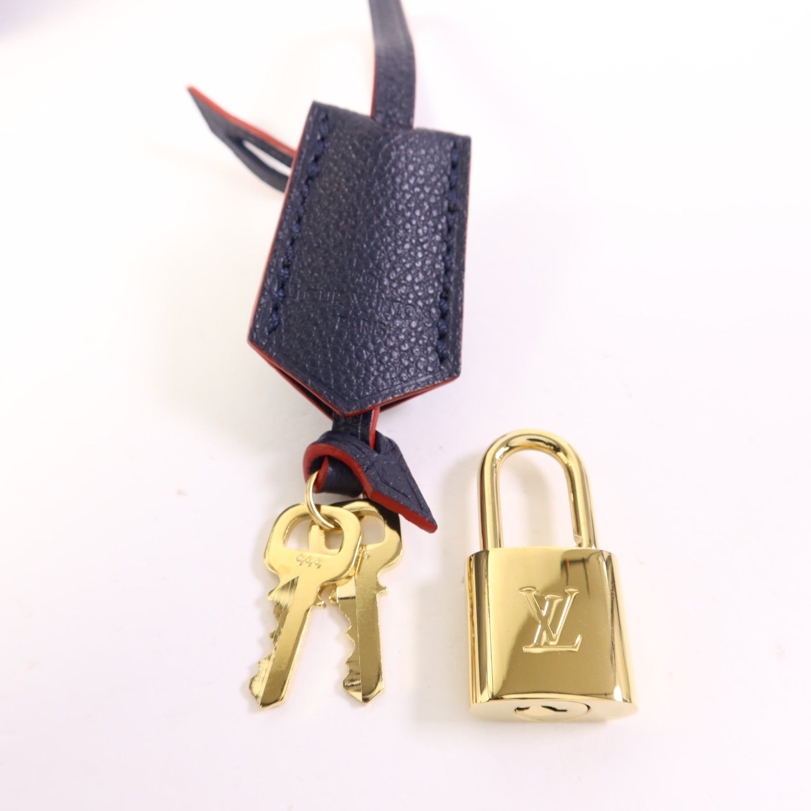 LOUIS VUITTON Monogram Empreinte Montaigne MM金扣手挽肩背兩用袋