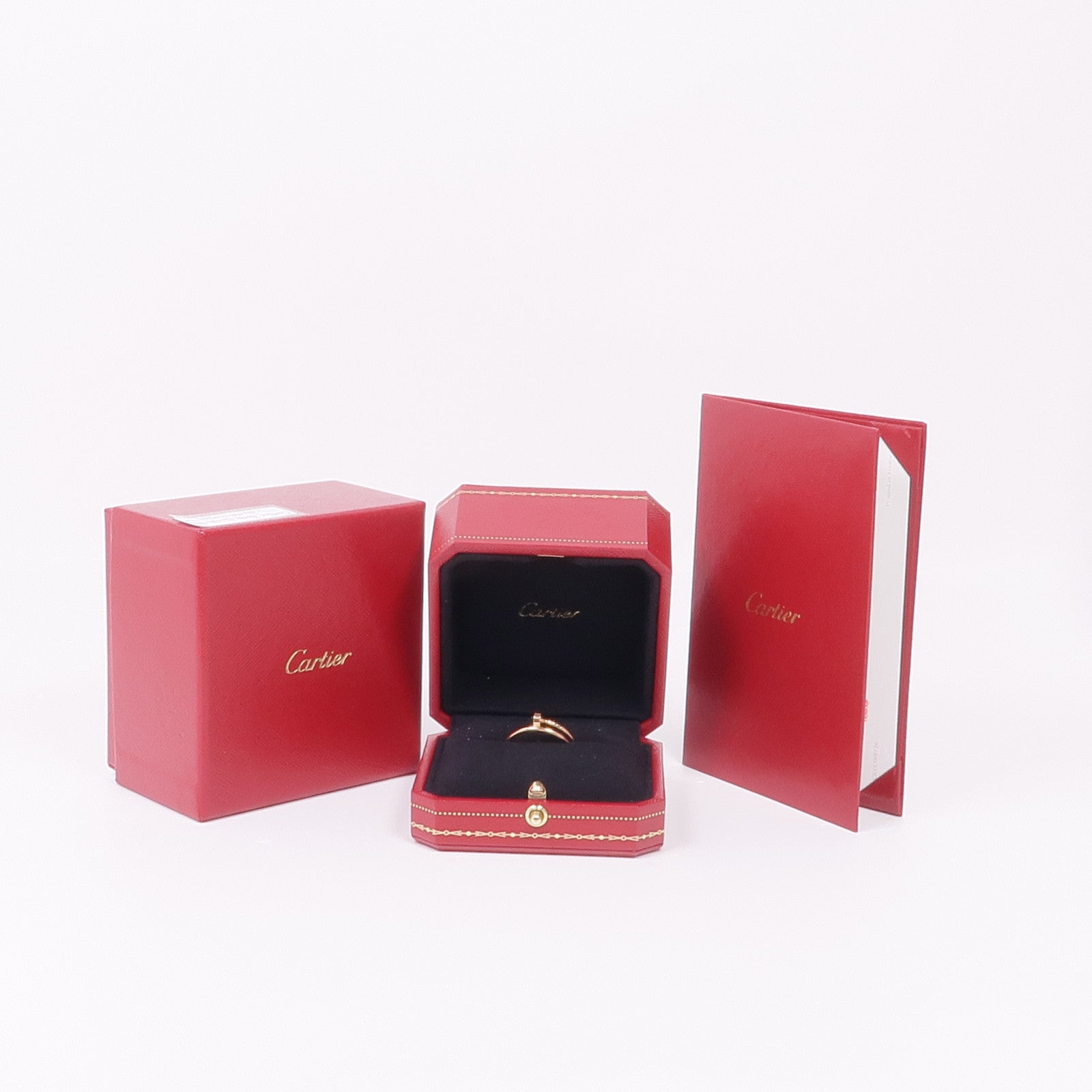 CARTIER 18K玫瑰金Juste un Clou Ring戒指Cartier#58/US#8.5