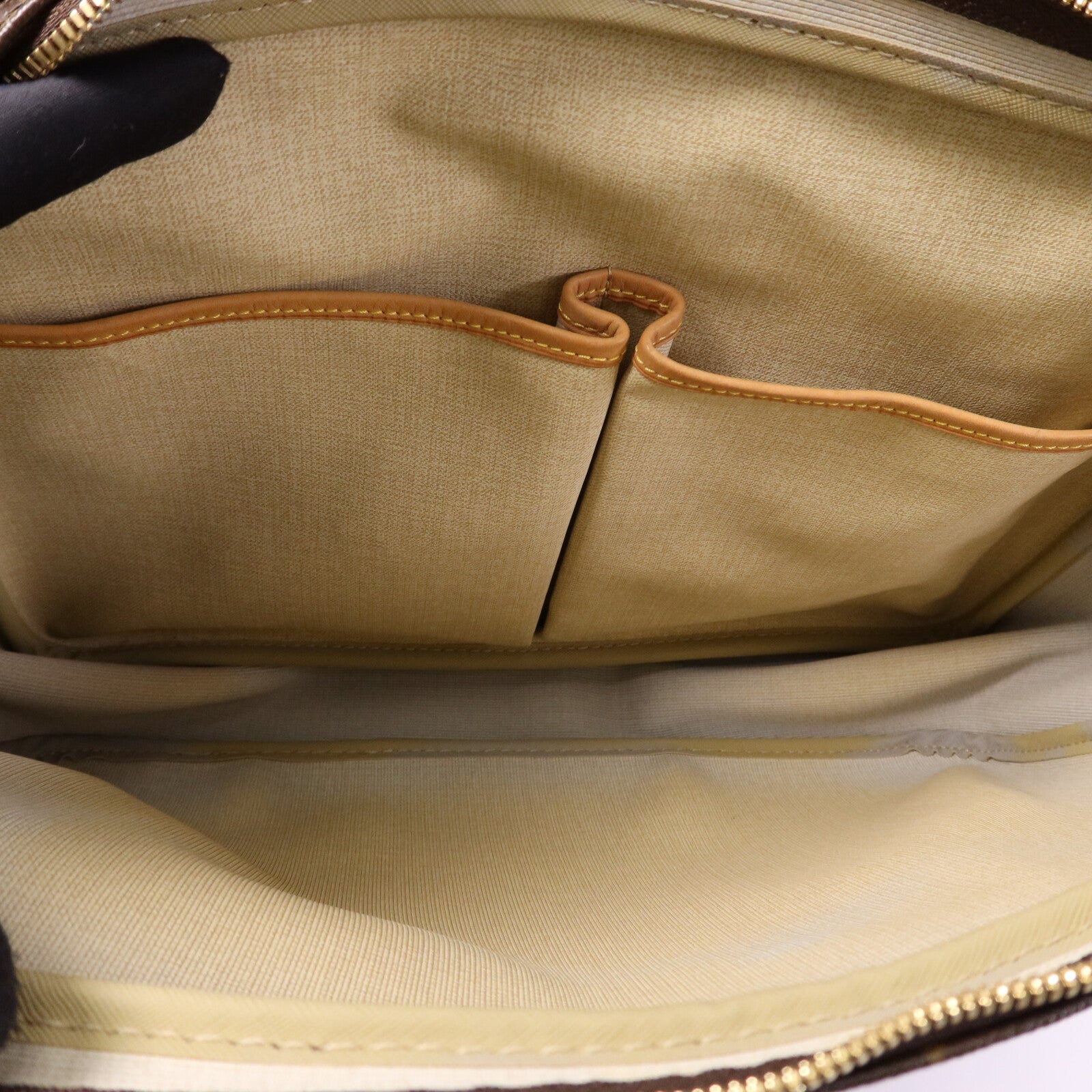 LOUIS VUITTON Monogram Reporter GM金扣肩背袋