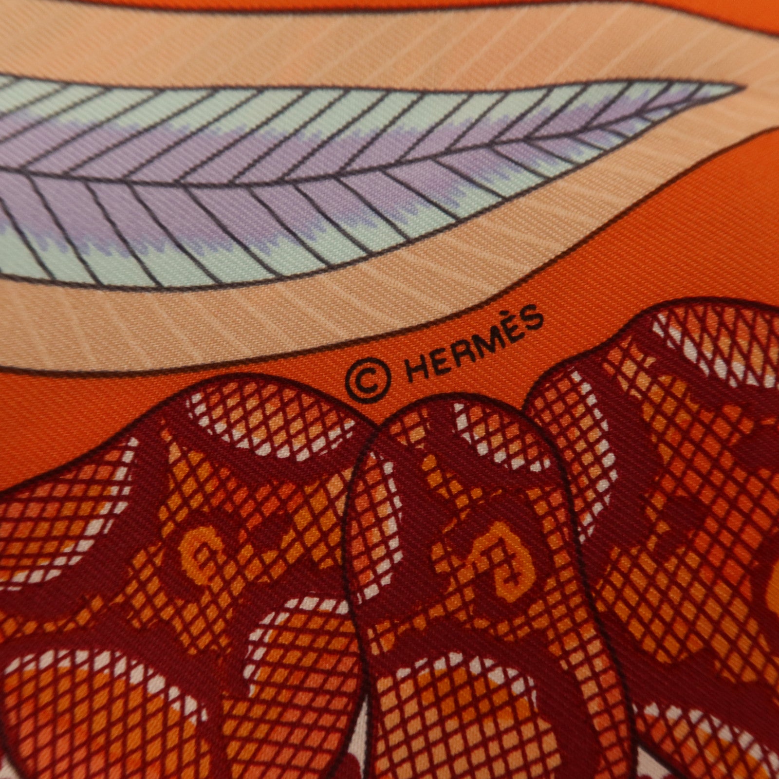 HERMES 絲質Scarf 90x90cm絲巾