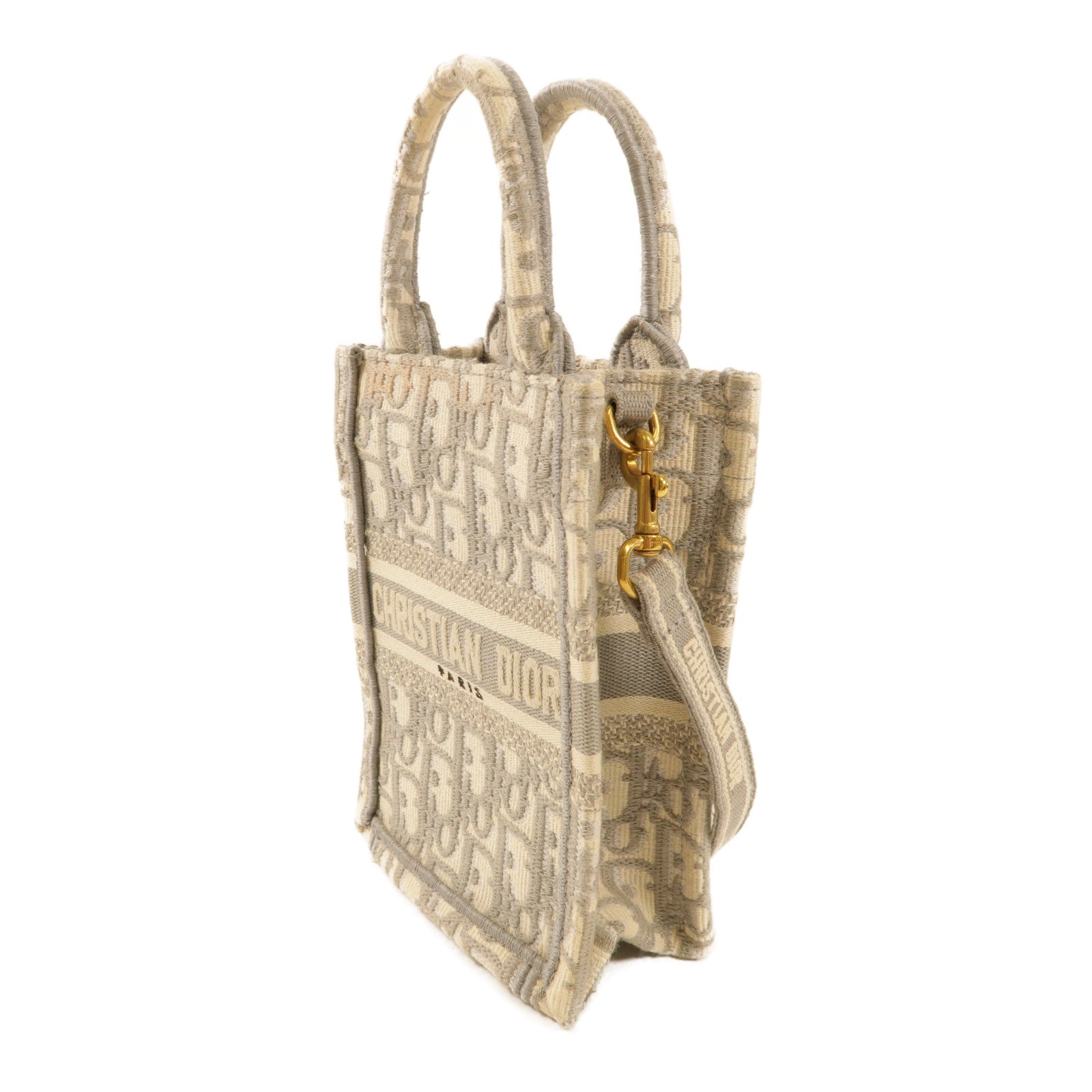 Dior 帆布Mini Book Tote肩背袋