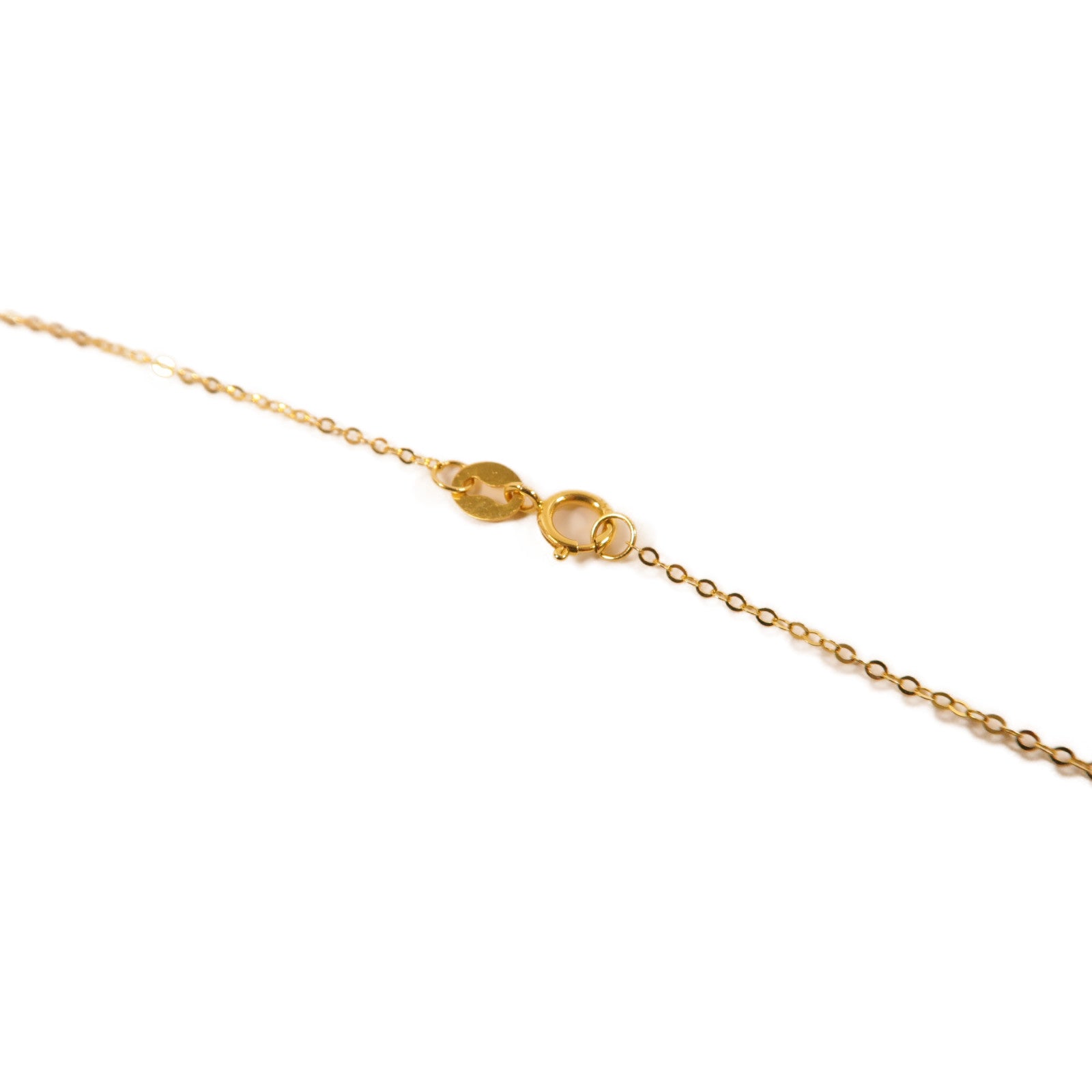 JEWELRY 【激減優惠】18K黃金Diamond Necklace 0.05ct鑽石項鍊金色/彩色