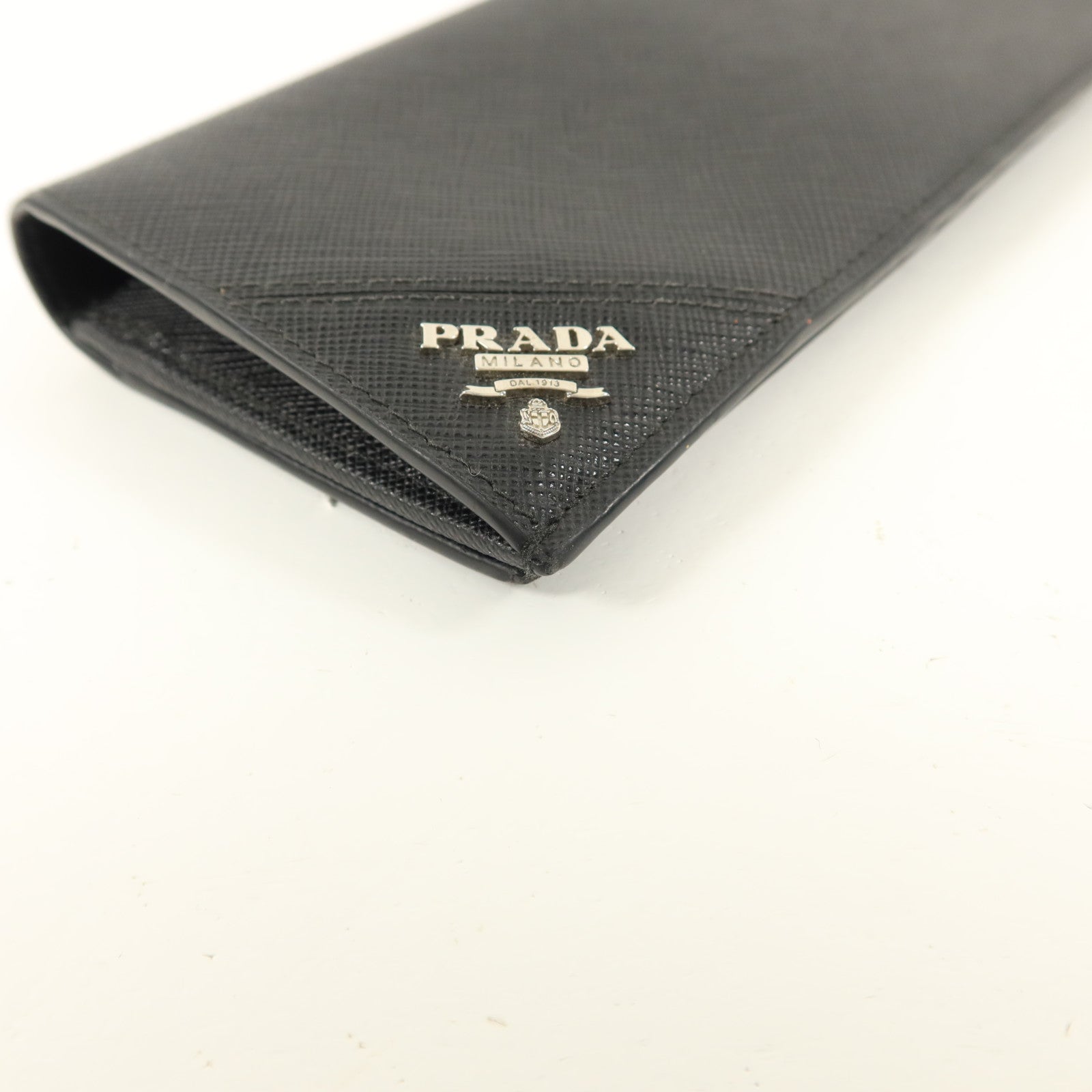 PRADA Saffiano皮革Long Bifold Wallet長錢包